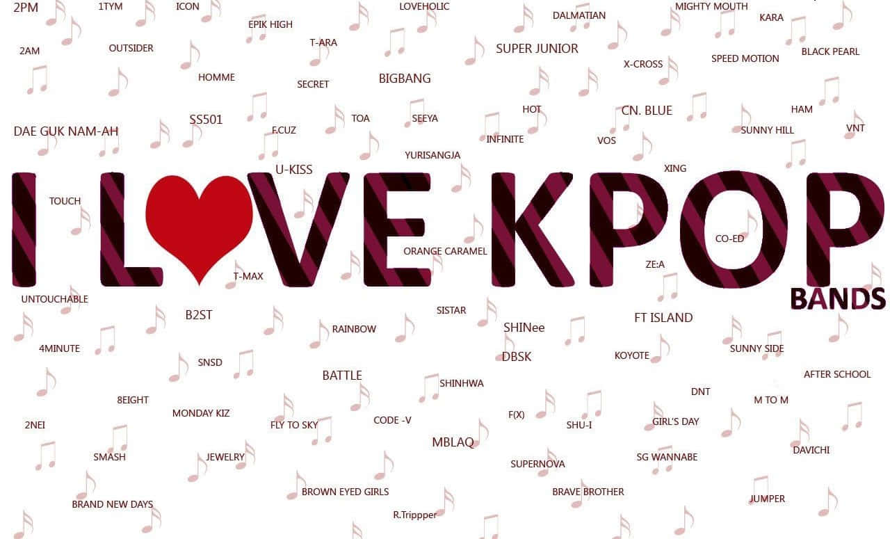 Kpop-gruppe optræder på scenen Wallpapers