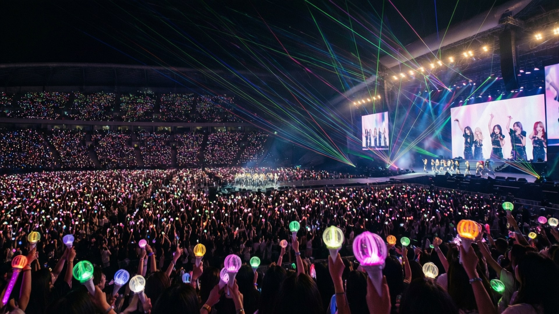 Kpop koncert lyspind ocean Wallpapers