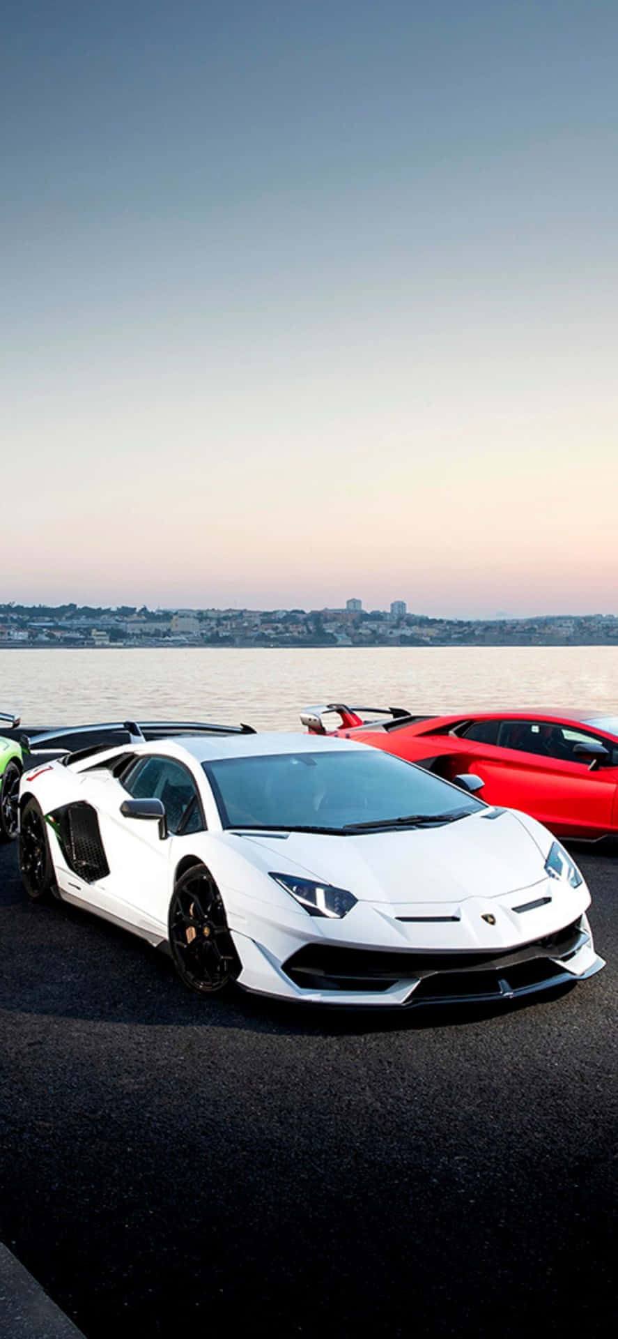 Kraft og Stil - Pixel 3XL Lamborghini Wallpapers