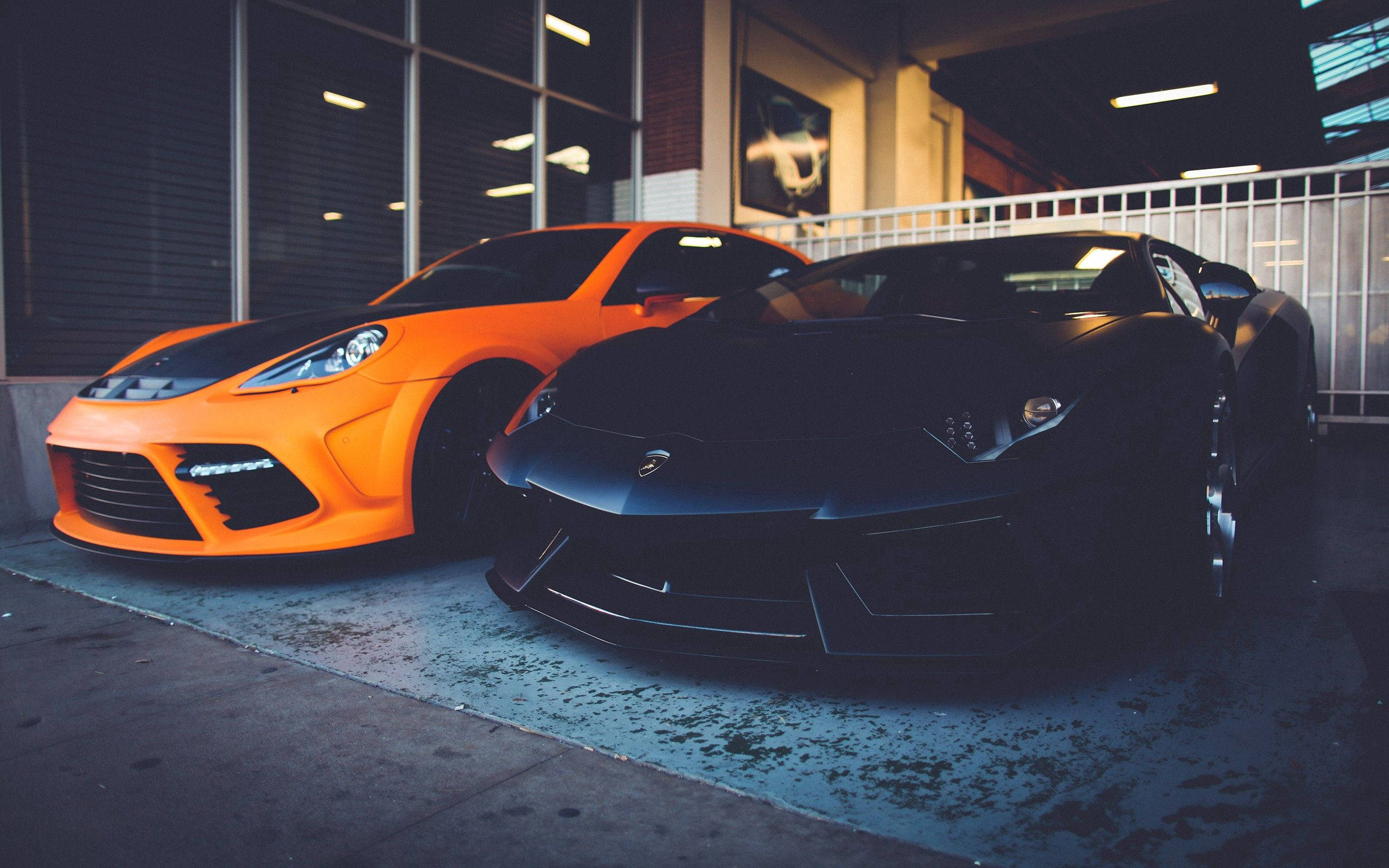 Kraft og stil - to luksuriøse Lamborghinier Wallpapers