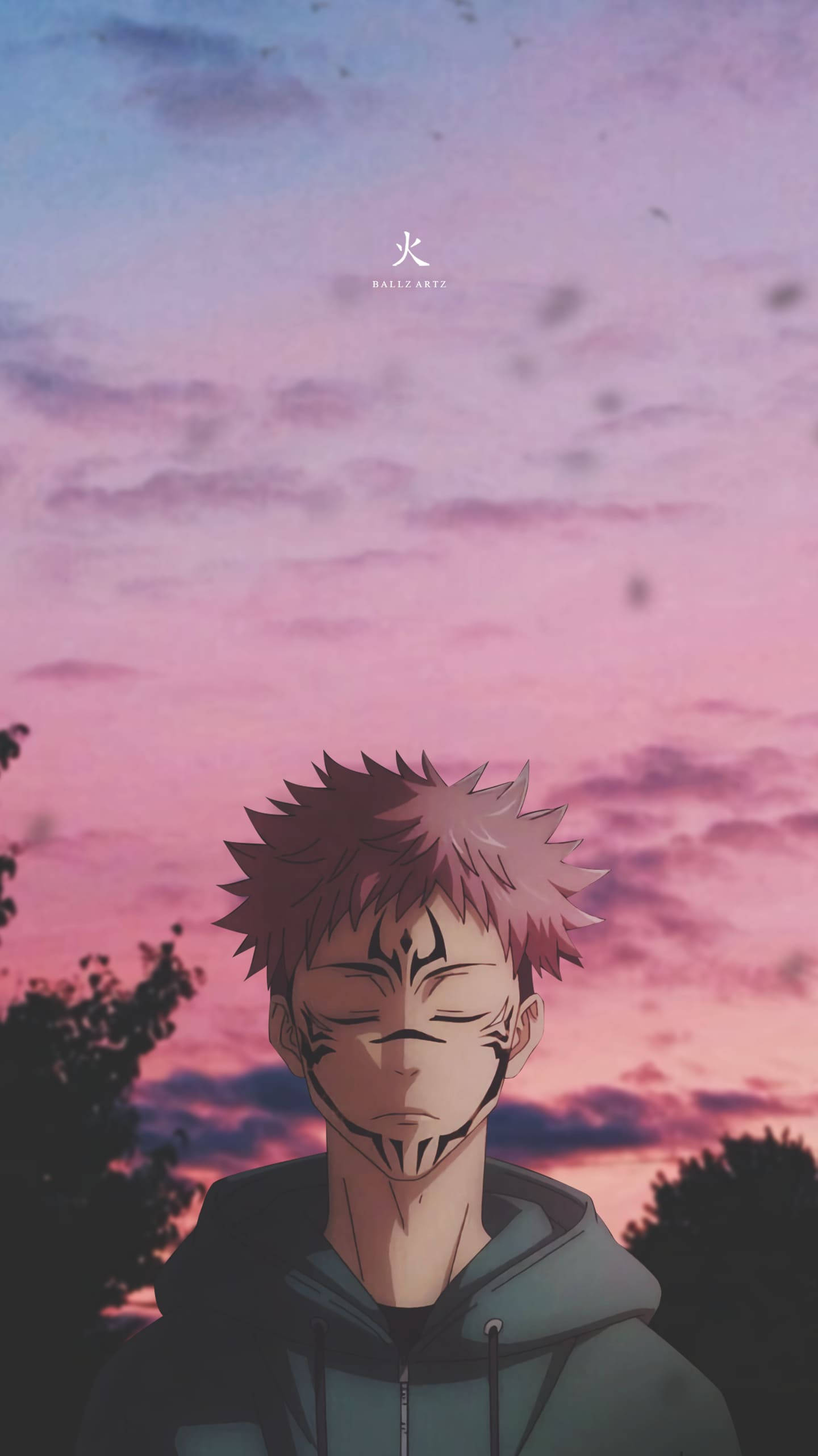 Kraft ved hvert kald - Jujutsu Kaisen Telefon Wallpapers