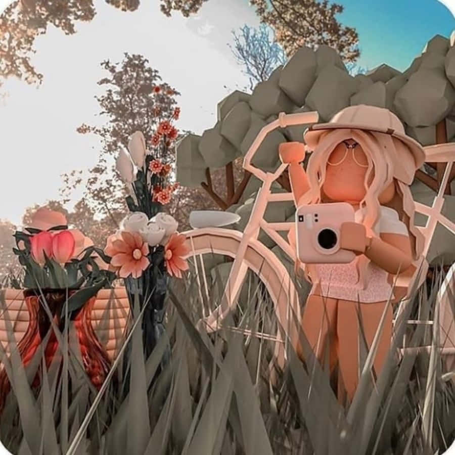 Kreativ æstetisk Robloxbygning! Wallpapers