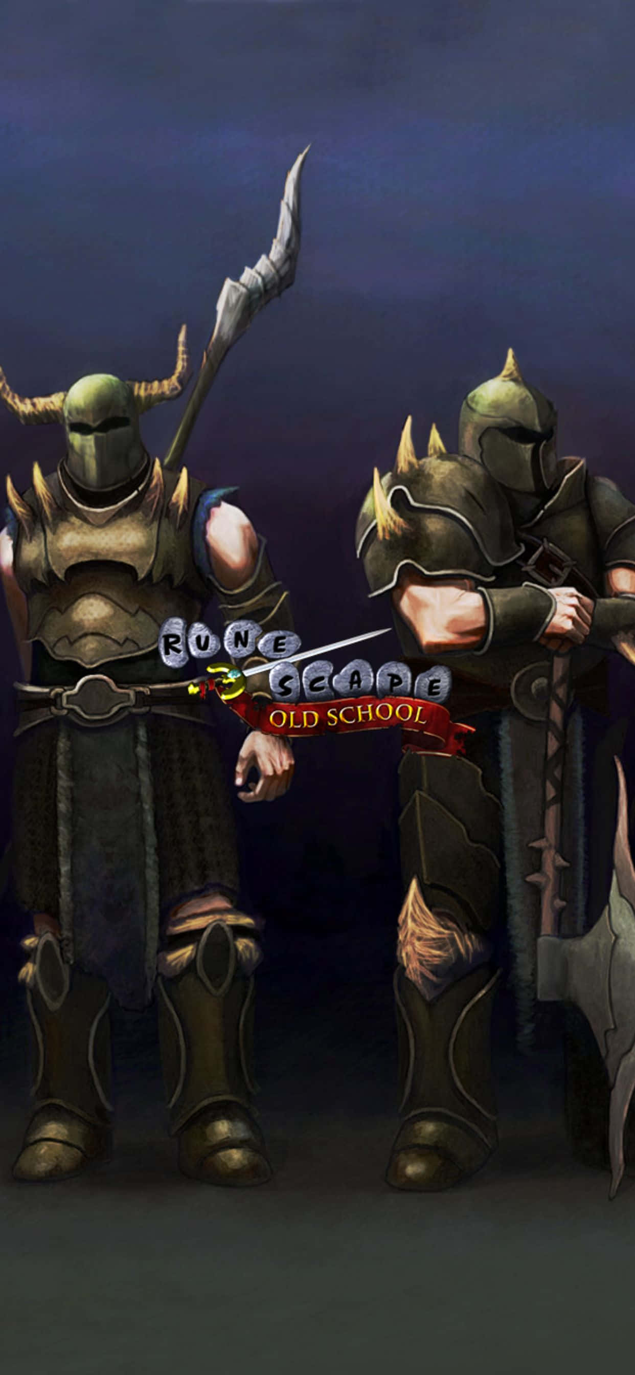Kriger og Sværdkæmper iPhone Xs Max Runescape Oldschool Baggrund Wallpapers