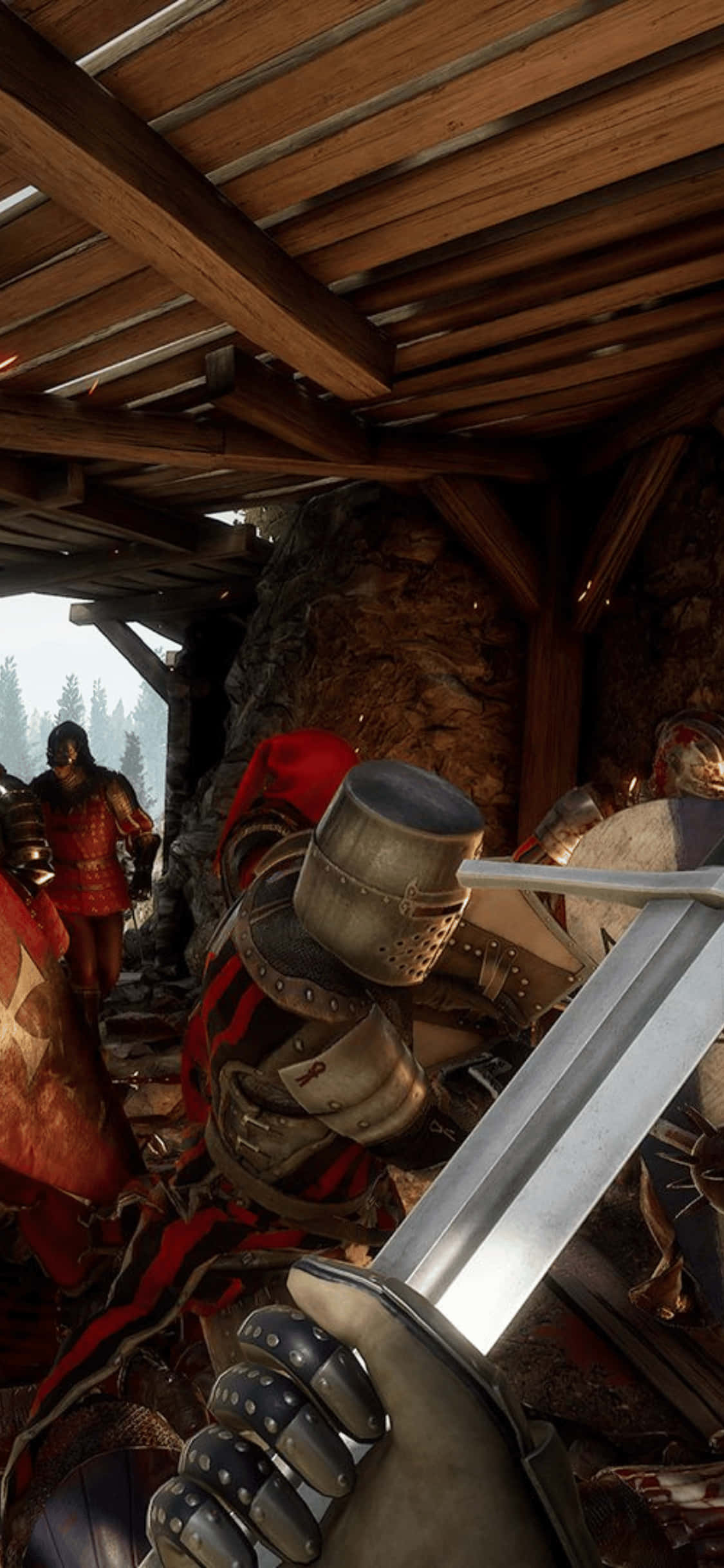 Krigere i spil iPhone Xs Mordhau Baggrund Wallpapers