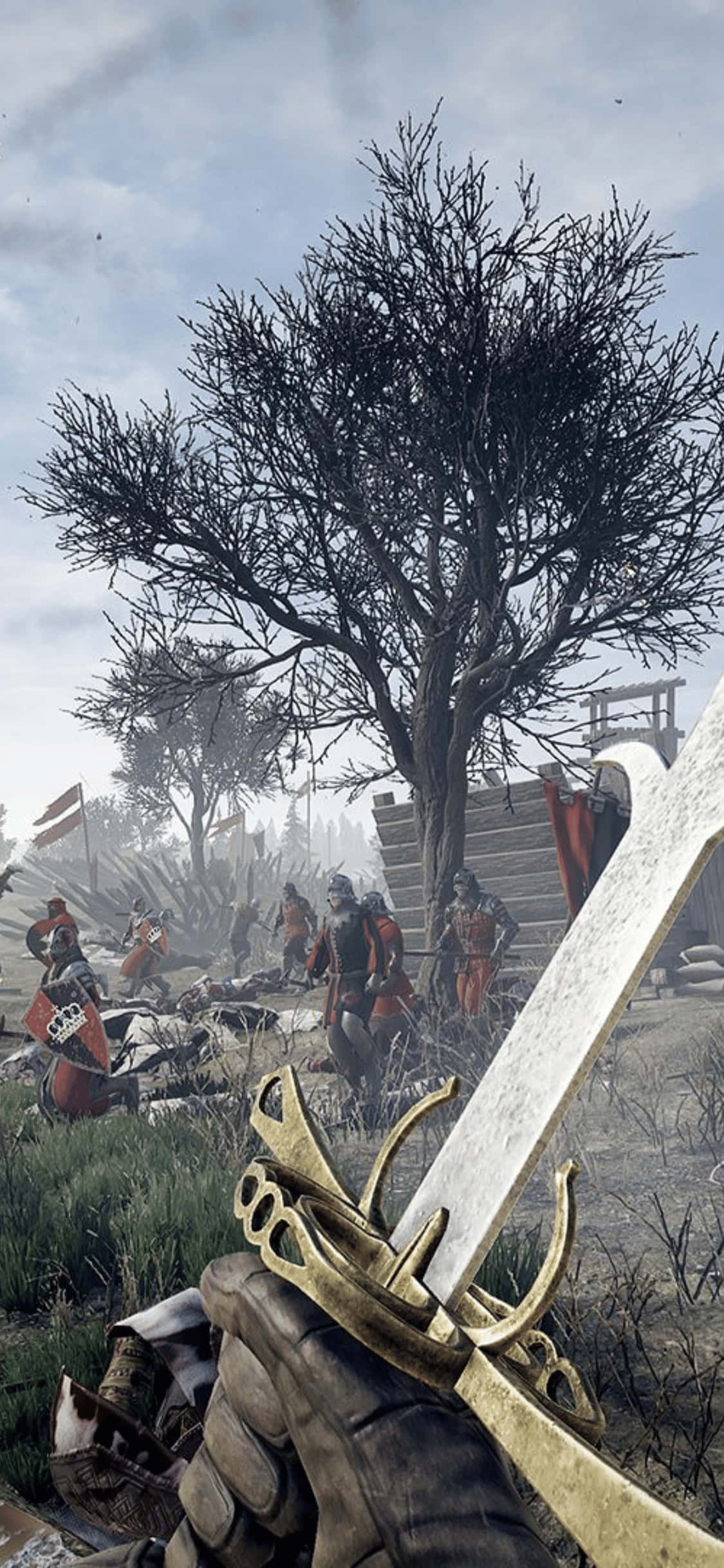 Krigere Slagmark iPhone Xs Mordhau Baggrund Wallpapers