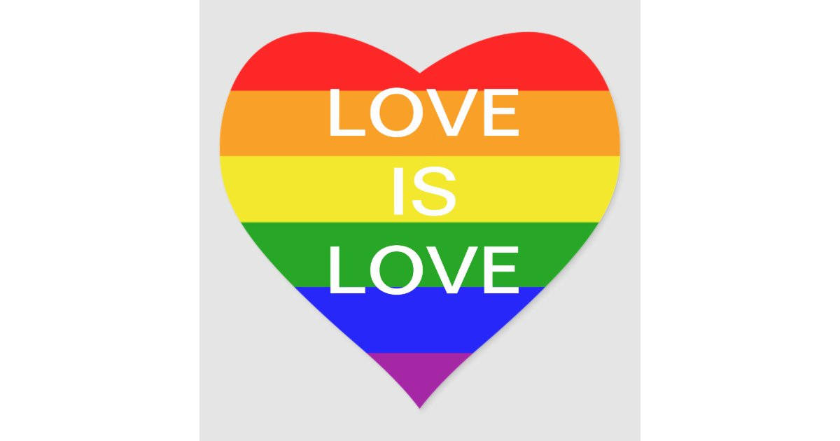 Kærlighed Er Kærlighed I Pride-hjerte Wallpapers