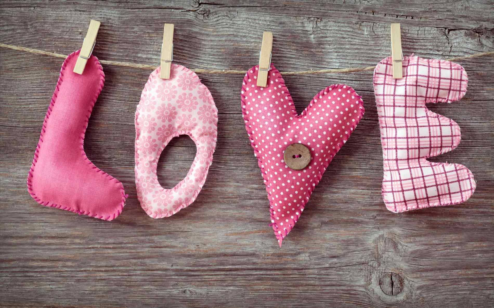 Kærlighedsballoner Valentinsdag Skrivebord Wallpapers