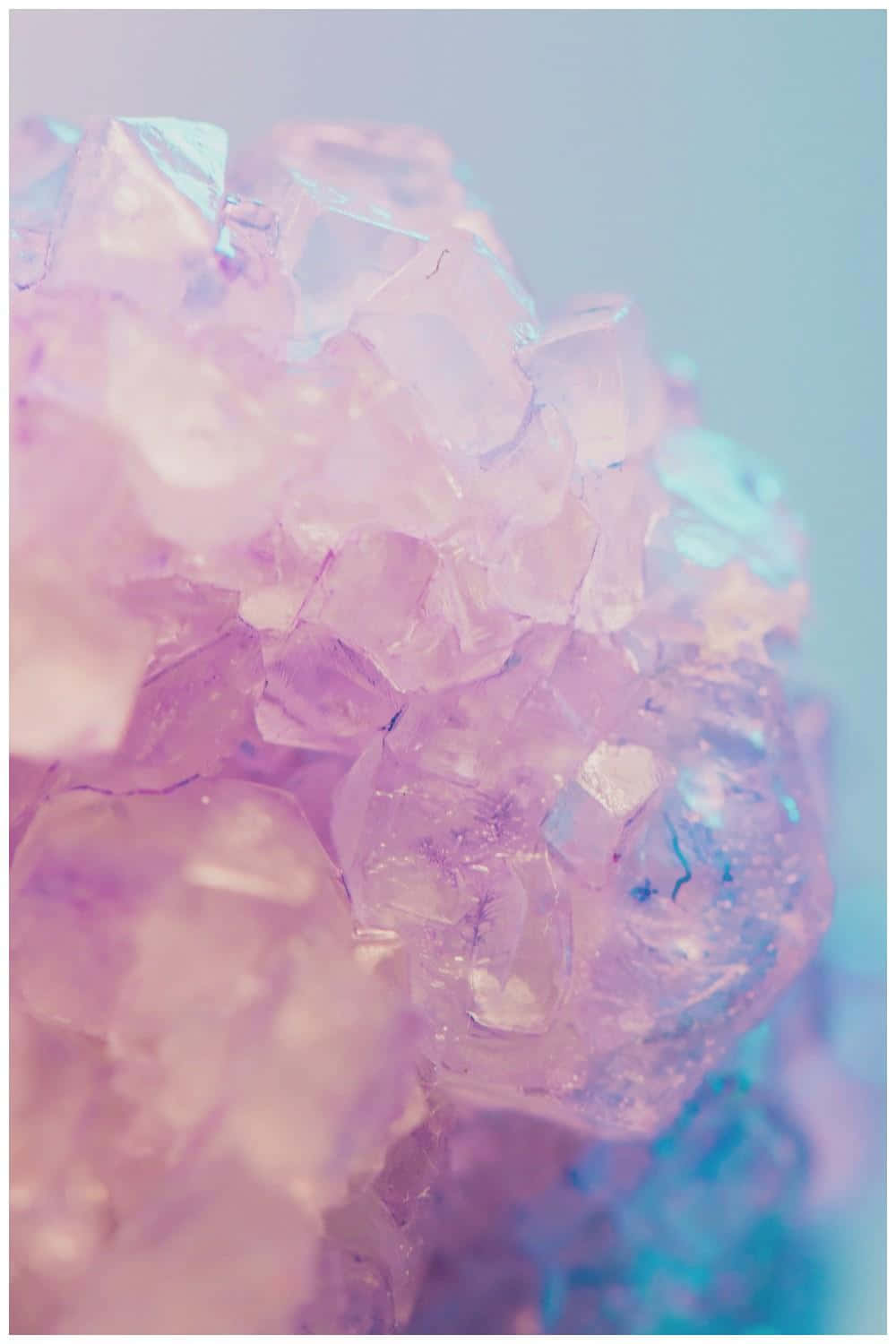 Krystal perle lavendel pastel lilla æstetisk baggrund Wallpapers