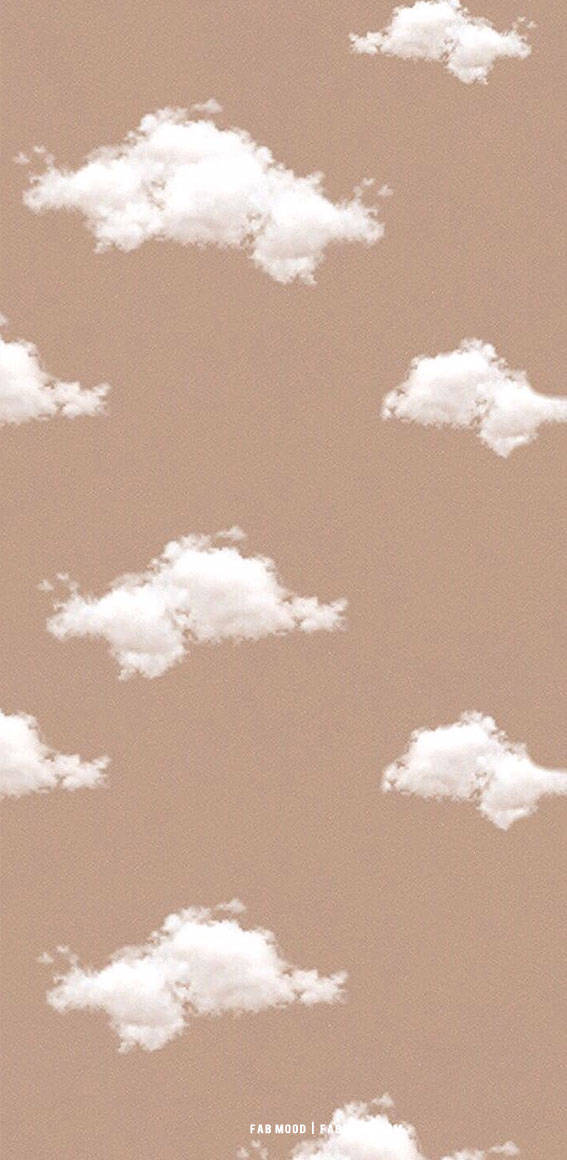 Kunst med æstetisk brun himmel Wallpapers