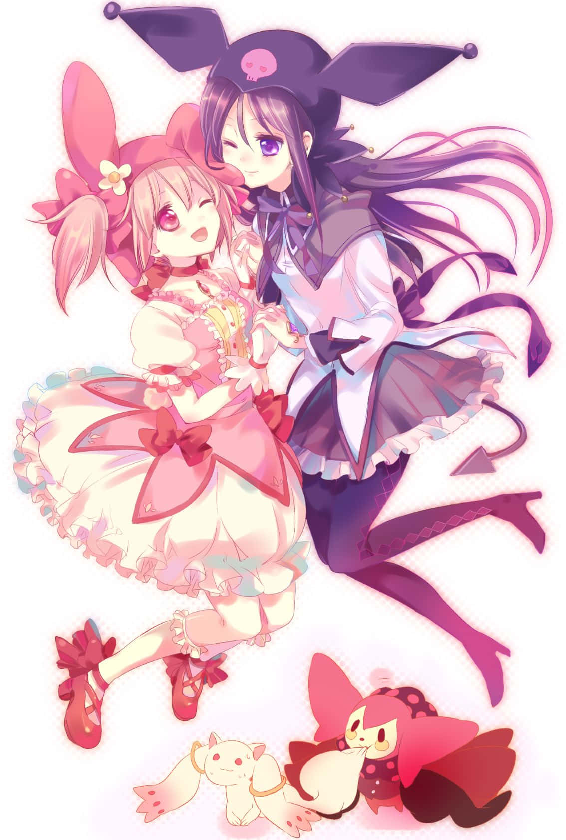 Kuromi og My Melody – bedste venner for evigt Wallpapers