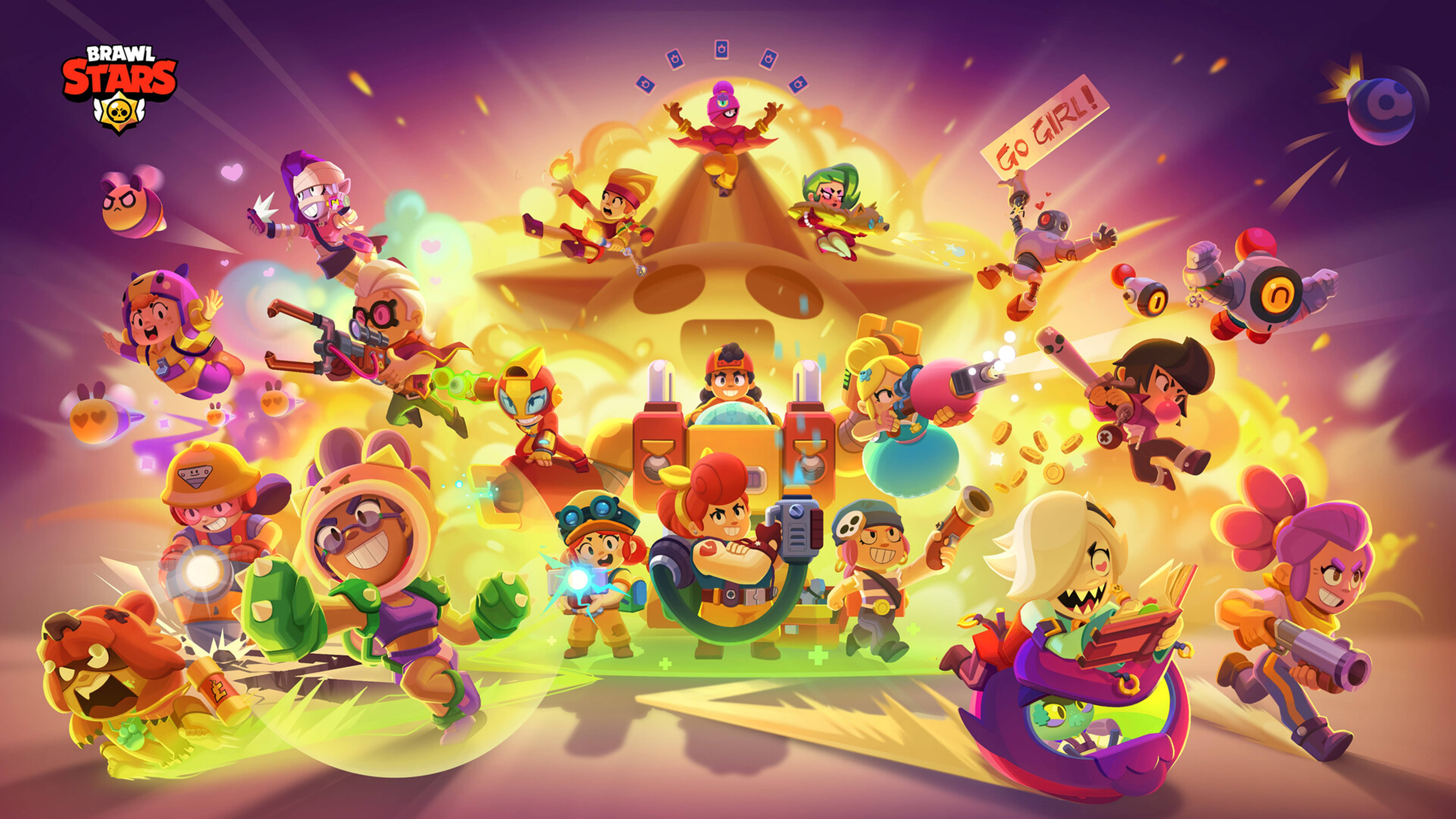 Kvindedags Montage Brawl Stars 4K Wallpapers