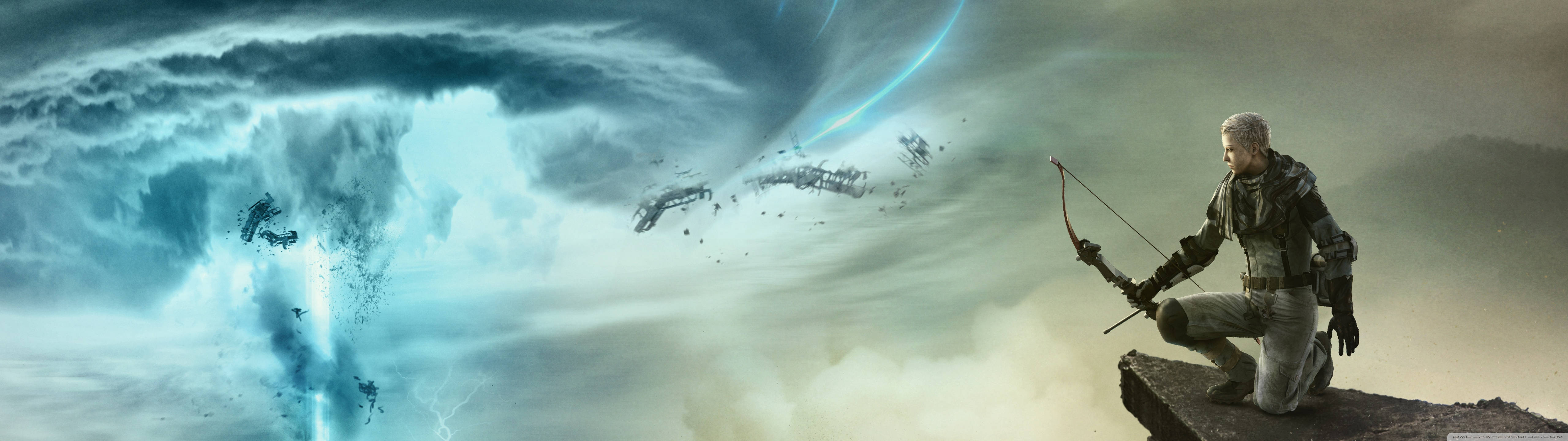 Kvindelig Jægerinde i Al Sin Badass Herlighed Wallpapers