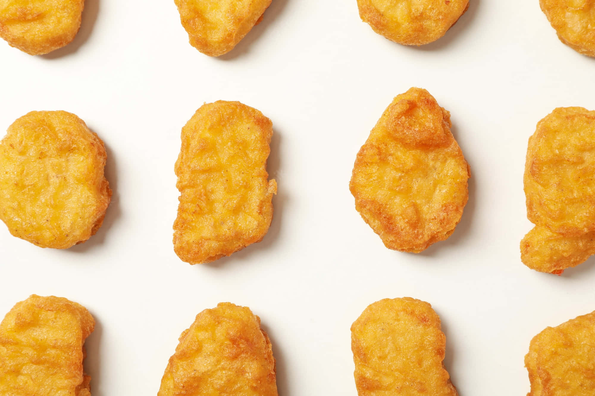 Kyllinge nuggets på række Wallpapers