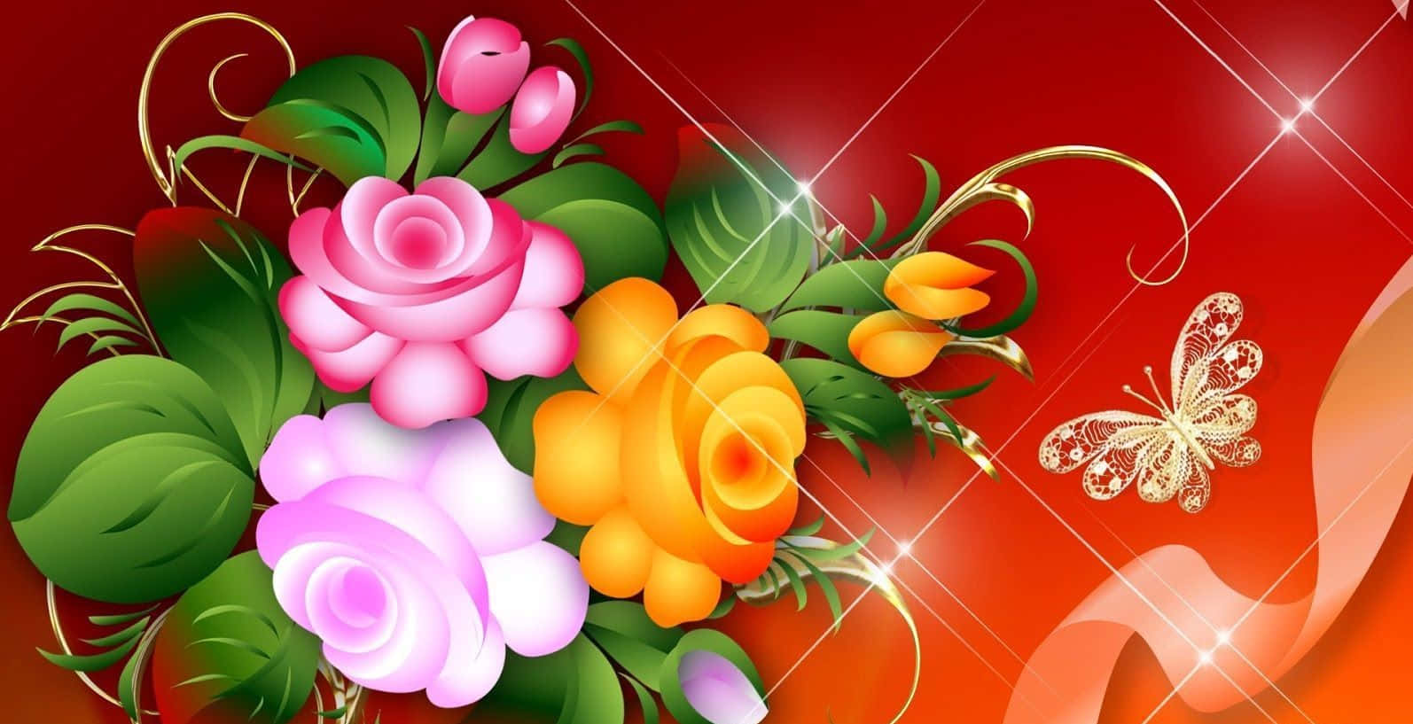 Lad den smukke blomsts skønhed fylde din sjæl Wallpapers