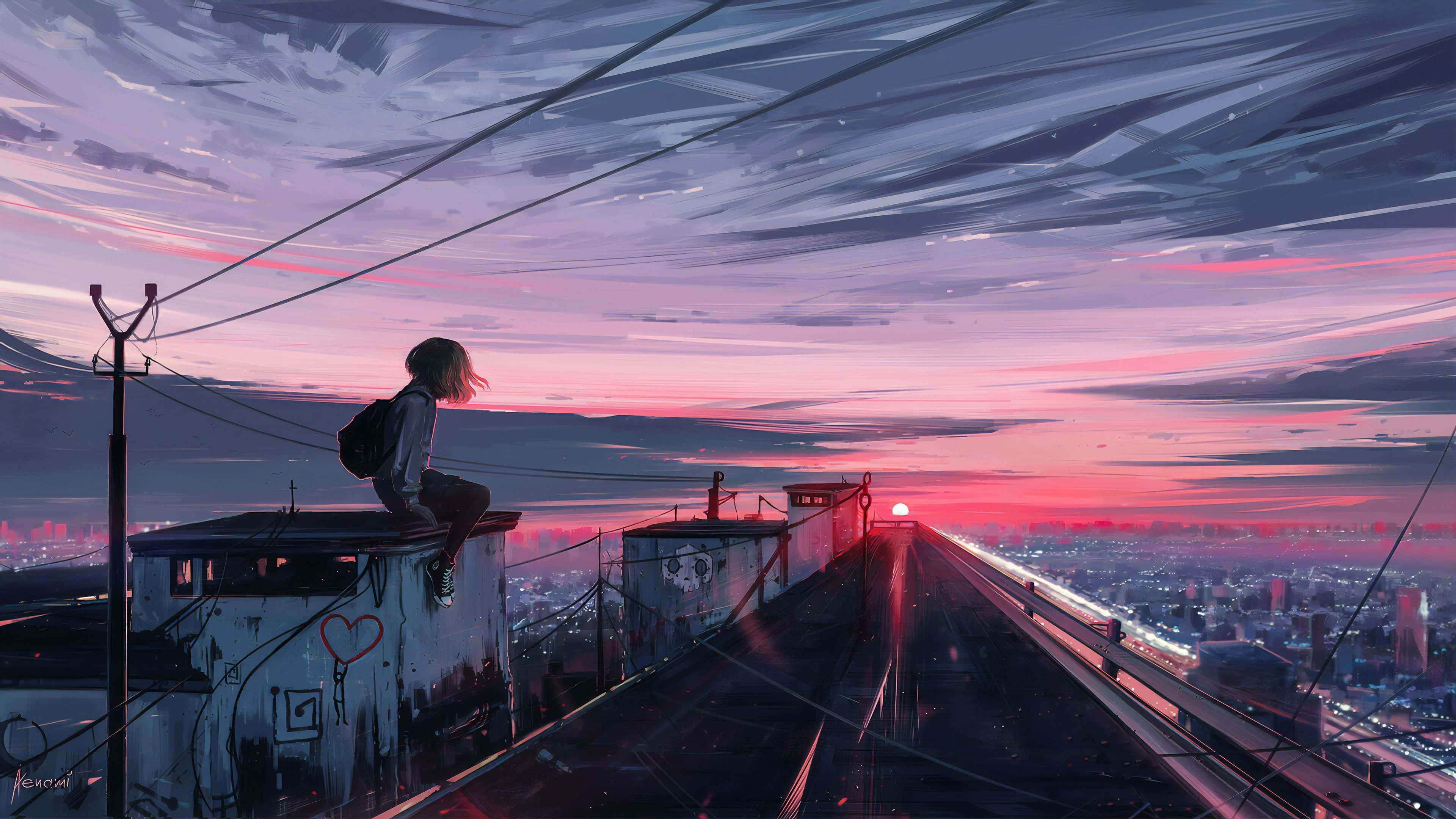 Lad din fantasi flyve med Anime 4K! Wallpapers