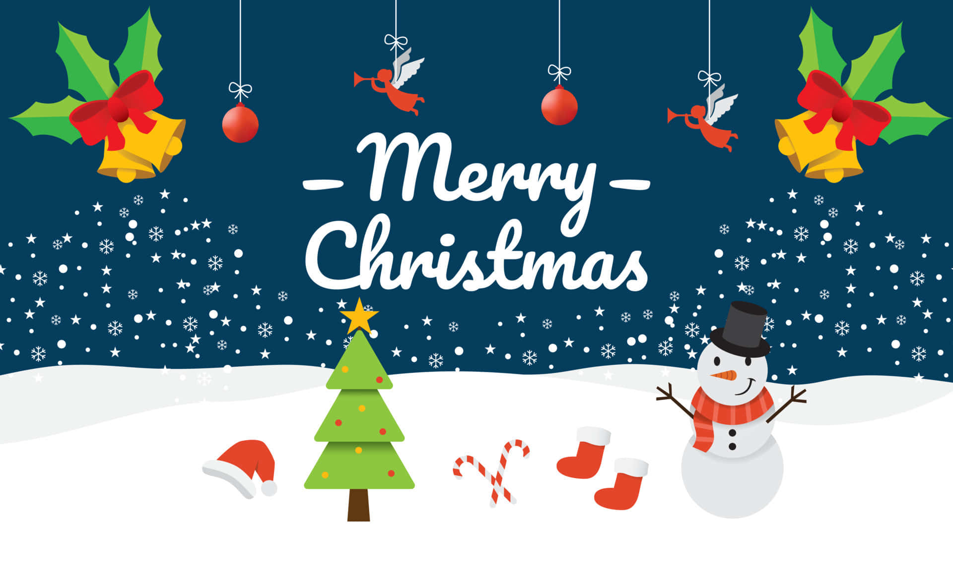 Lad juleglæden udstråle fra denne søde julebaggrund. Wallpapers
