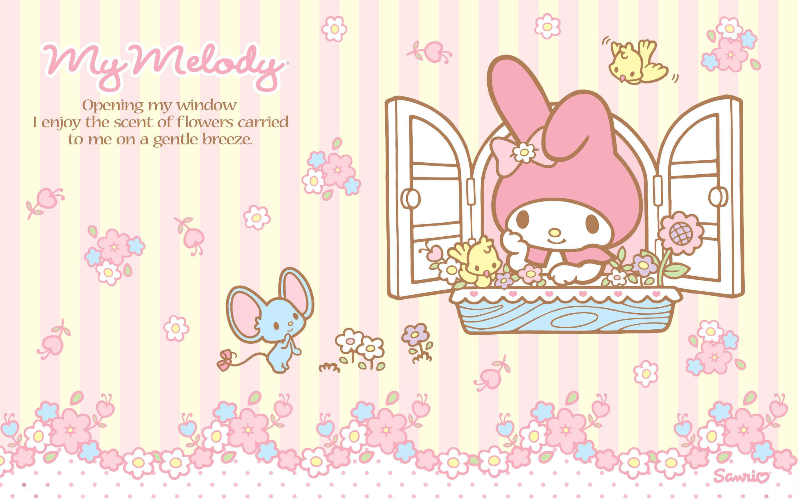 Lad Sanrio-figurer bringe glæde og farve ind i dit liv Wallpapers