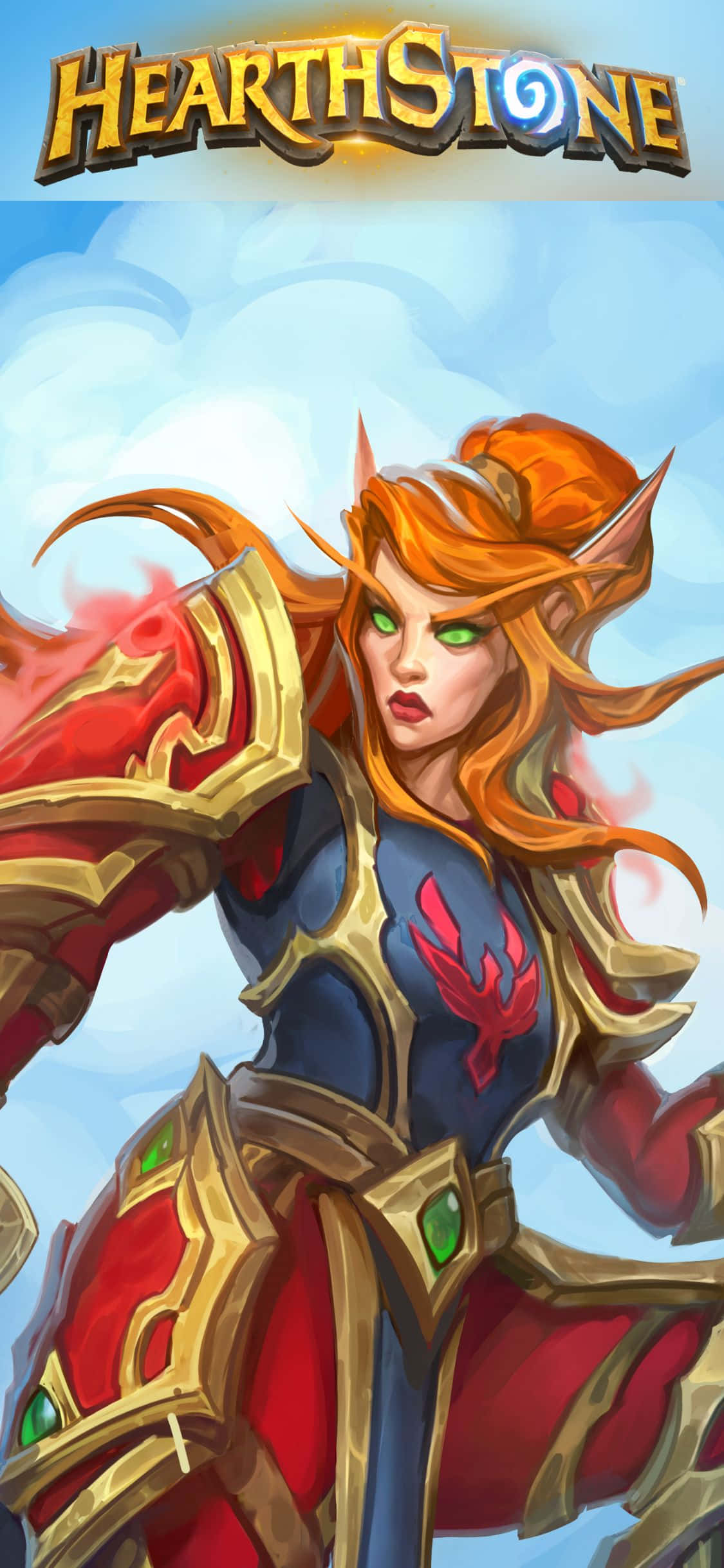 Lady Liadrin Skin iPhone XS Hearthstone Baggrund Wallpapers