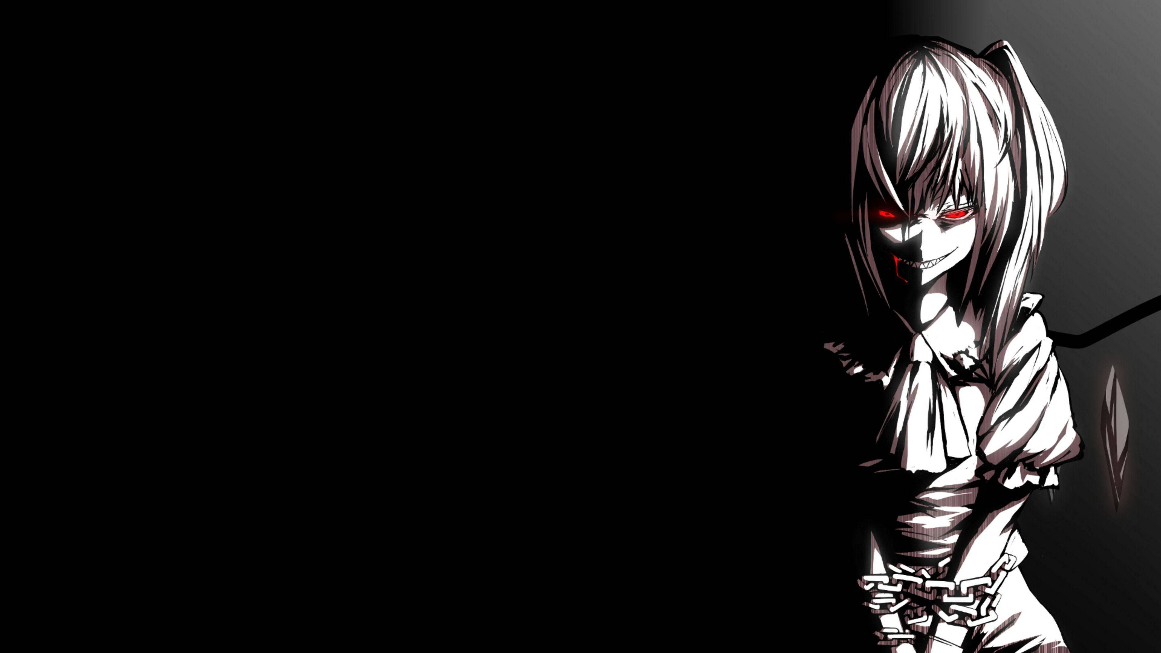 Lænket anime-dæmon Wallpapers