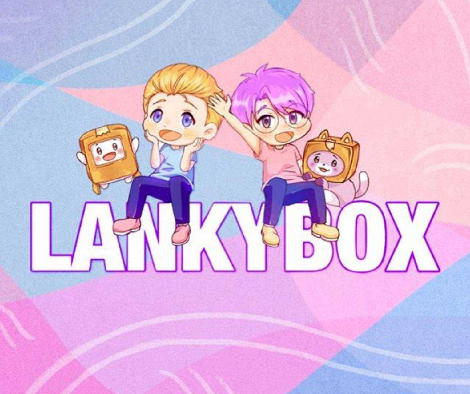 LankyBox Animerede Adam og Justin Plyschdyr Wallpapers
