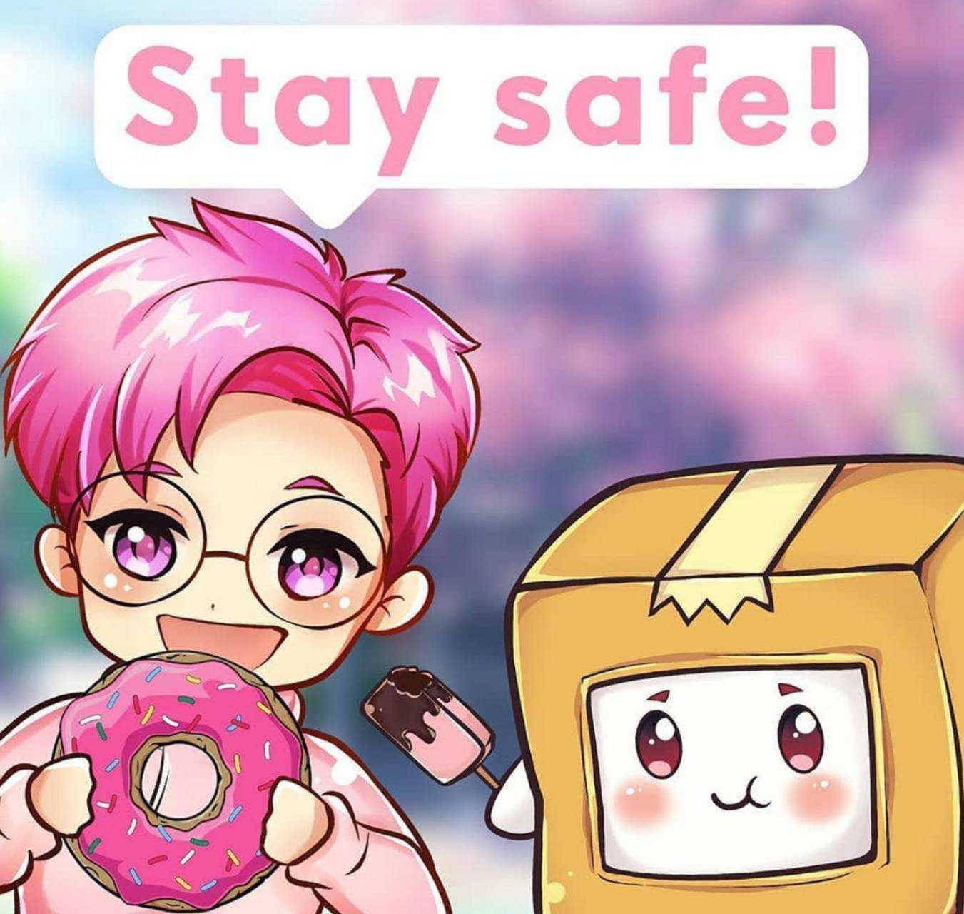 LankyBox Animeret Justin og Boxy Wallpapers