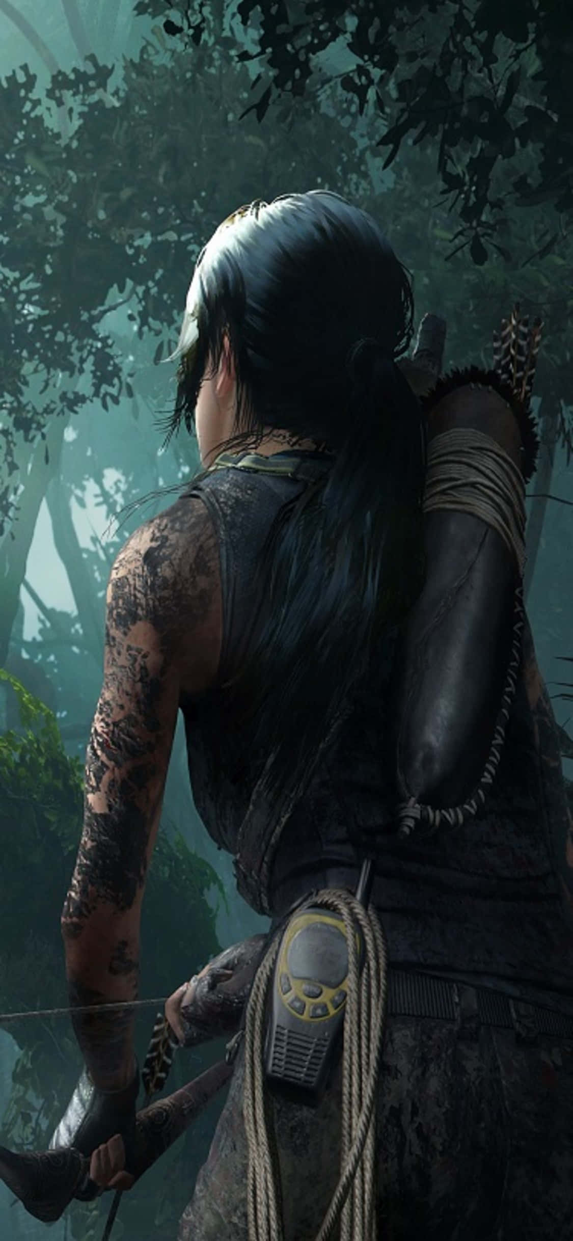 Lås hemmelighederne op i Shadow of the Tomb Raider med en iPhone X. Wallpapers