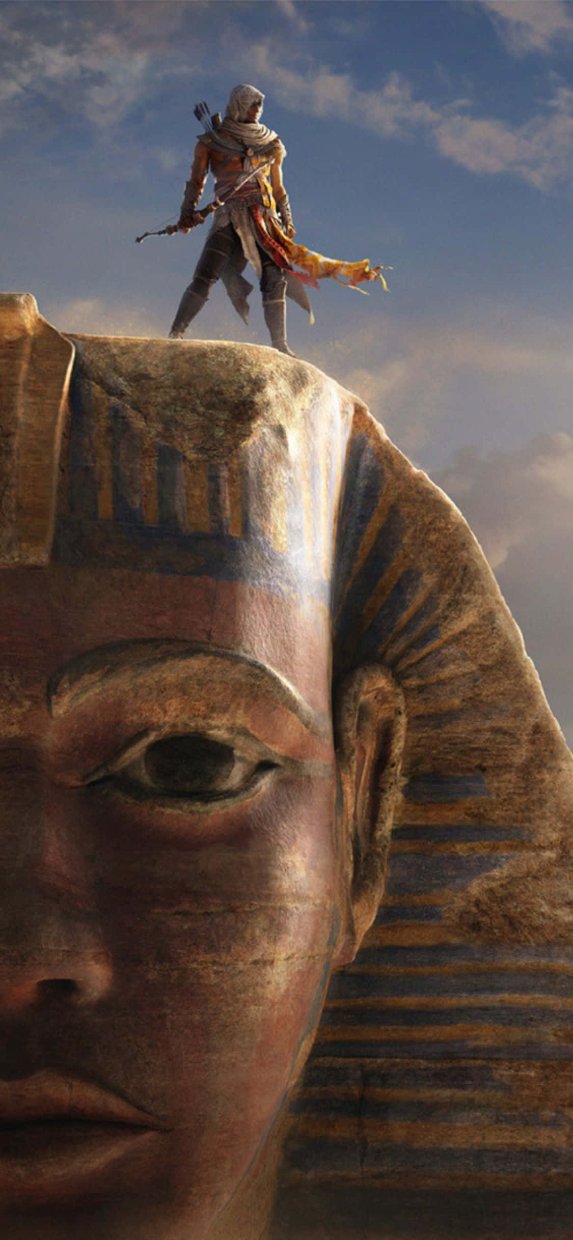 Lås op for de skjulte hemmeligheder i Assassin's Creed Origins på din iPhone X Wallpapers