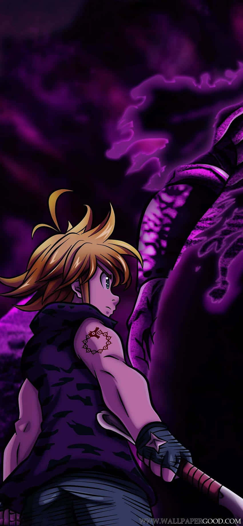 Lås op for mysteriet om synderne med Seven Deadly Sins iPhone. Wallpapers