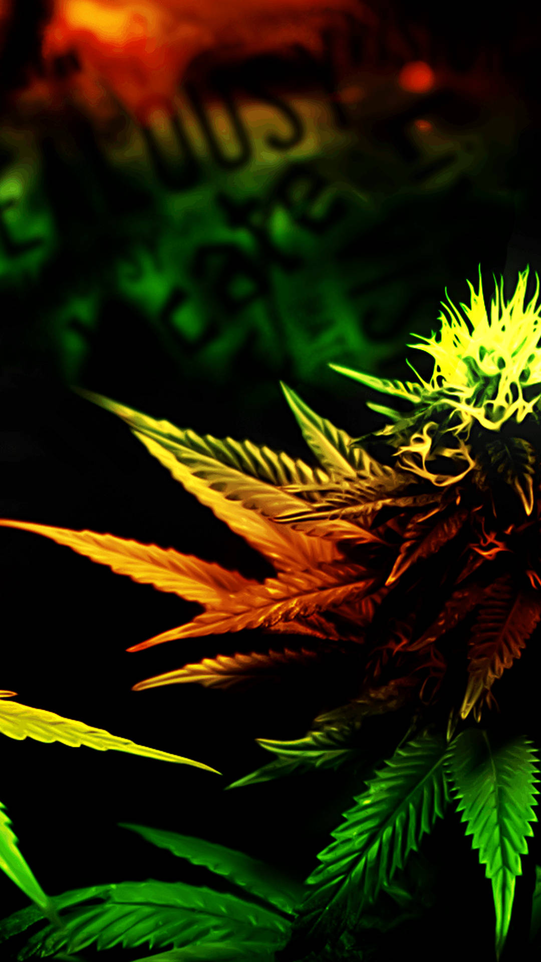 Lås op for naturen med en sjælden plante låseskærm Wallpapers