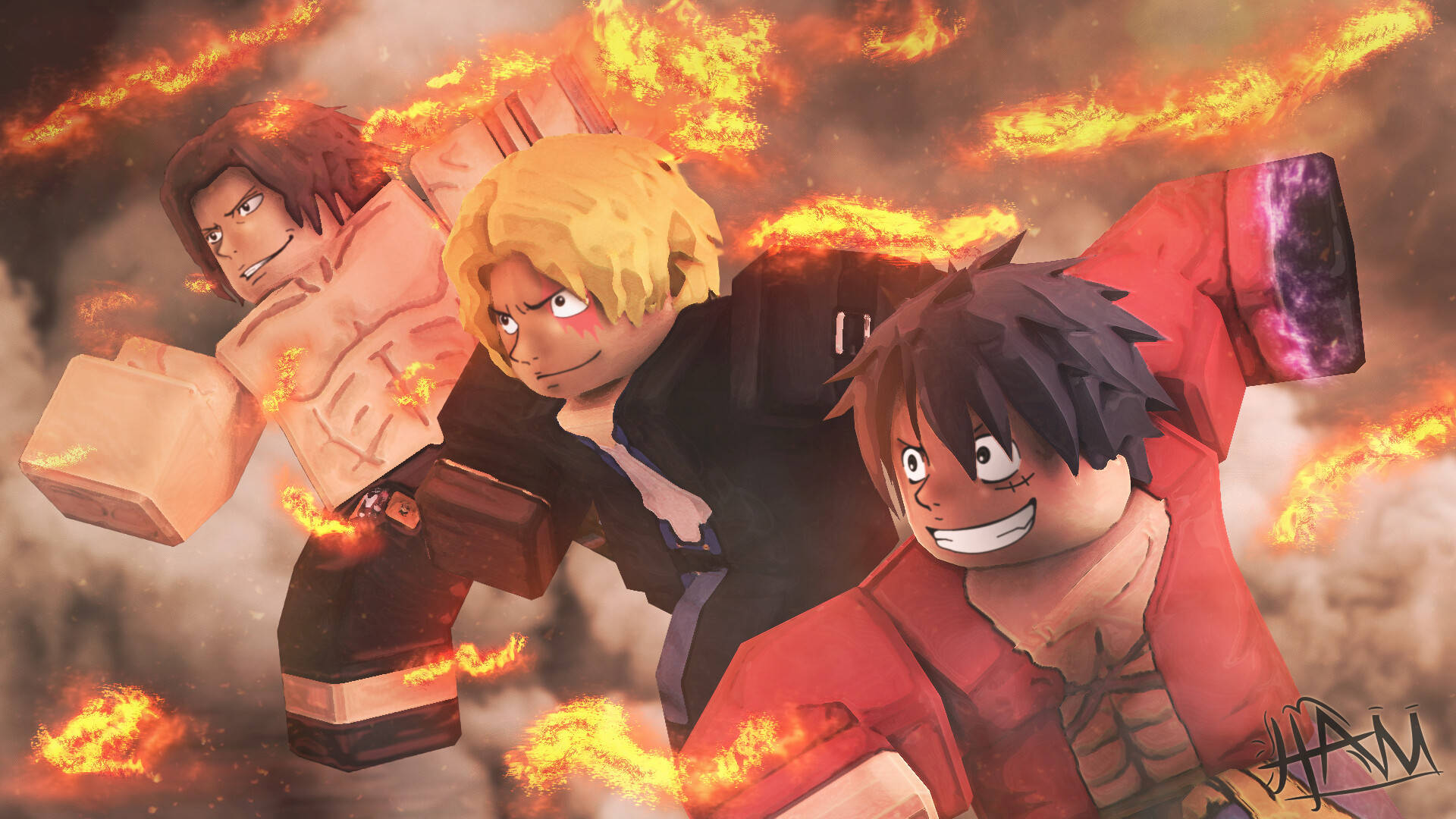 Lås op for Piratkongens kræfter med Roblox OP Productions Wallpapers