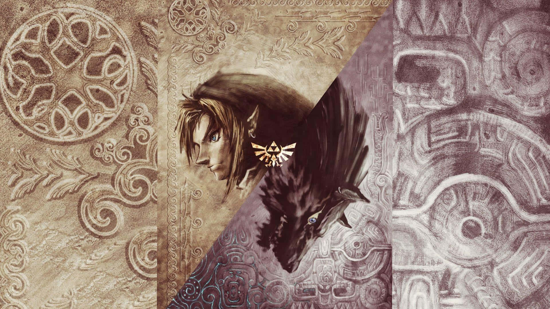 Legend Of Zelda Twilight Princess Link og Wolf Link Wallpapers