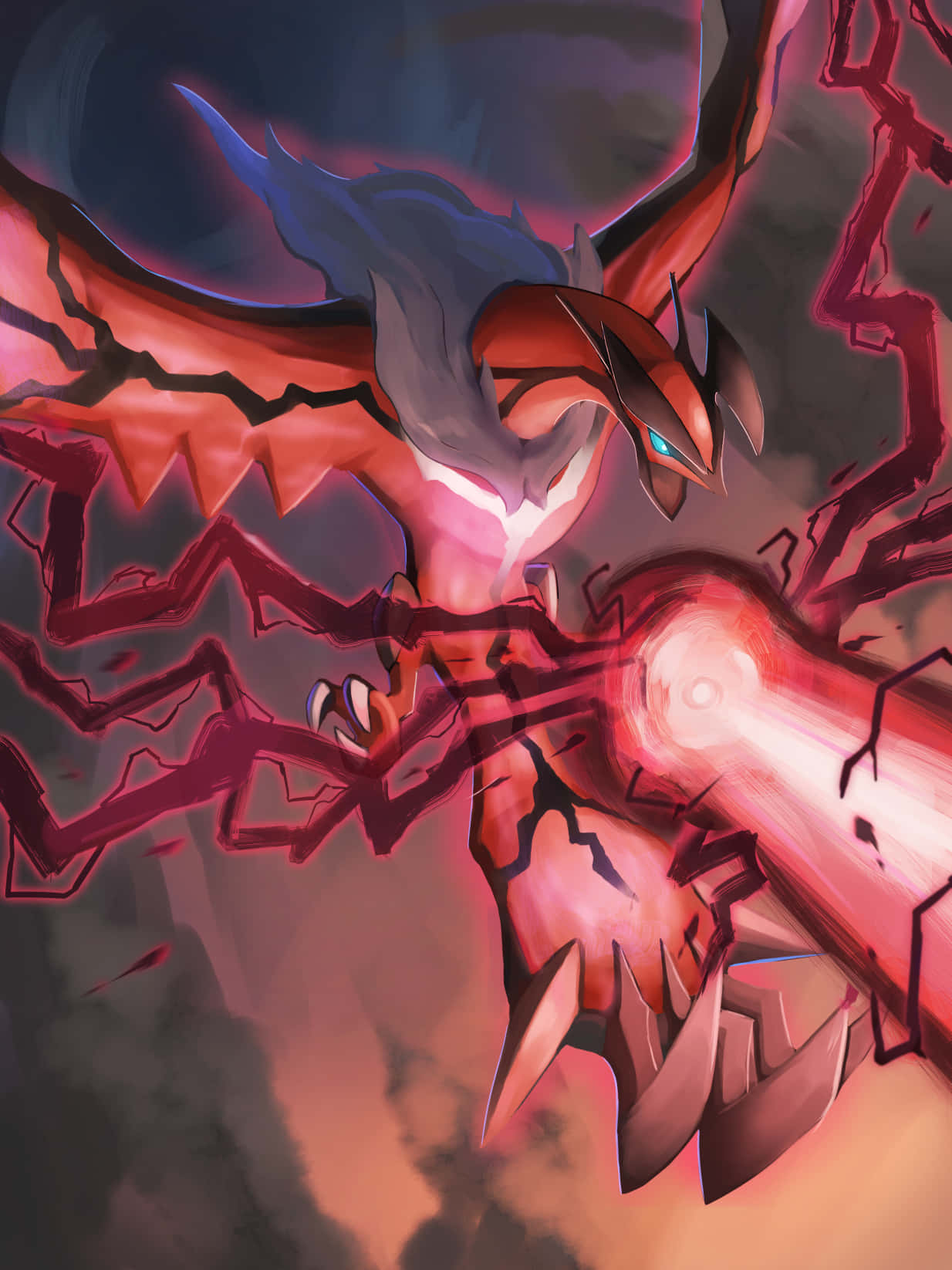 Legendarisk Pokemon Yveltal fanart Wallpapers