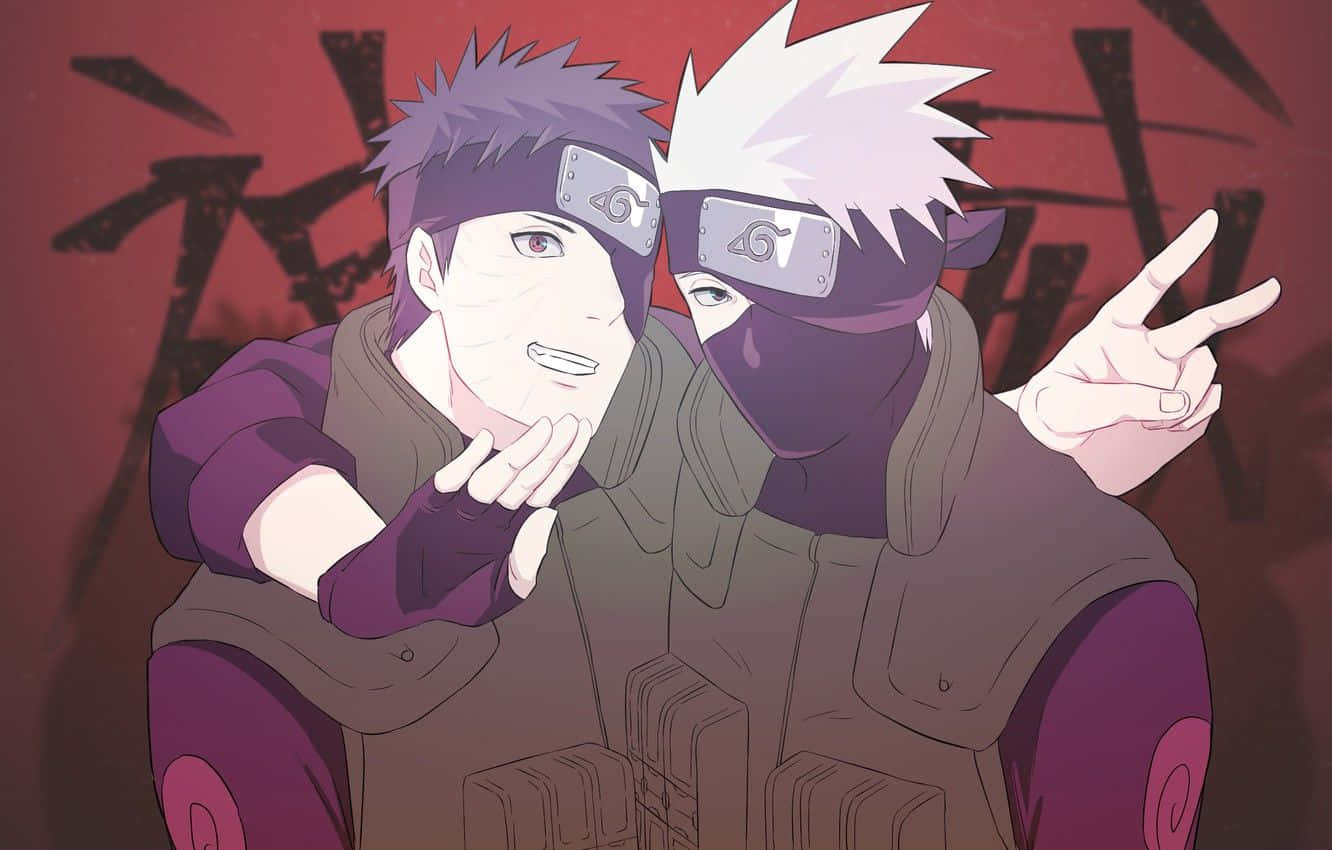 Legende Kakashi og Obito Wallpapers