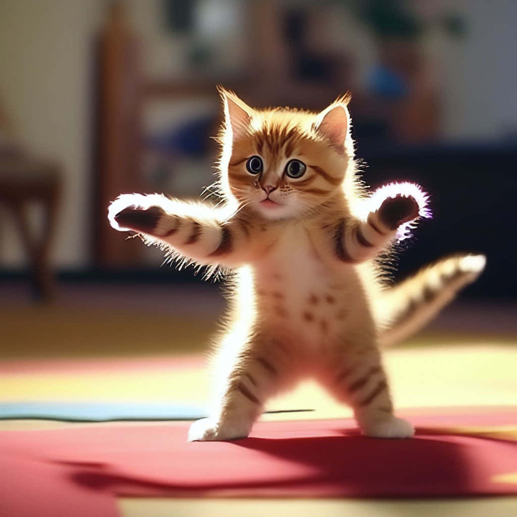 Legesyg killing danser i solbeskinnet stue.JPG Wallpapers