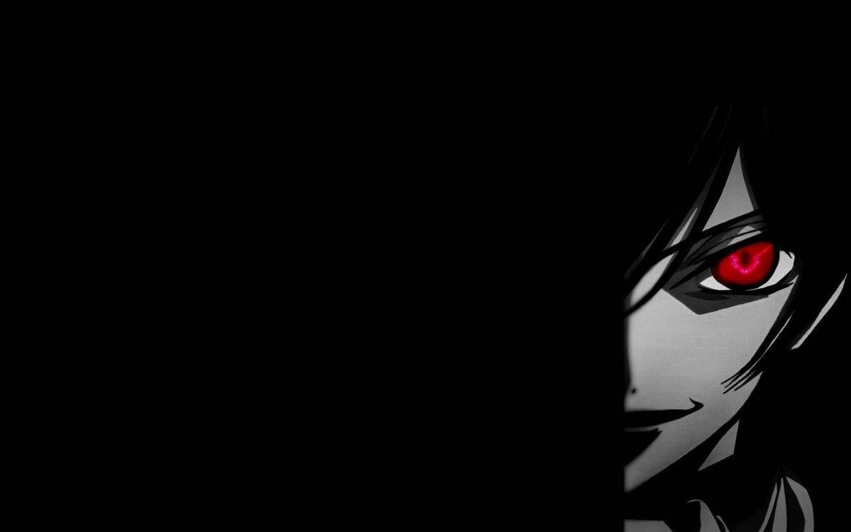 Lelouch i sorte toner, en slående anime-figur Wallpapers