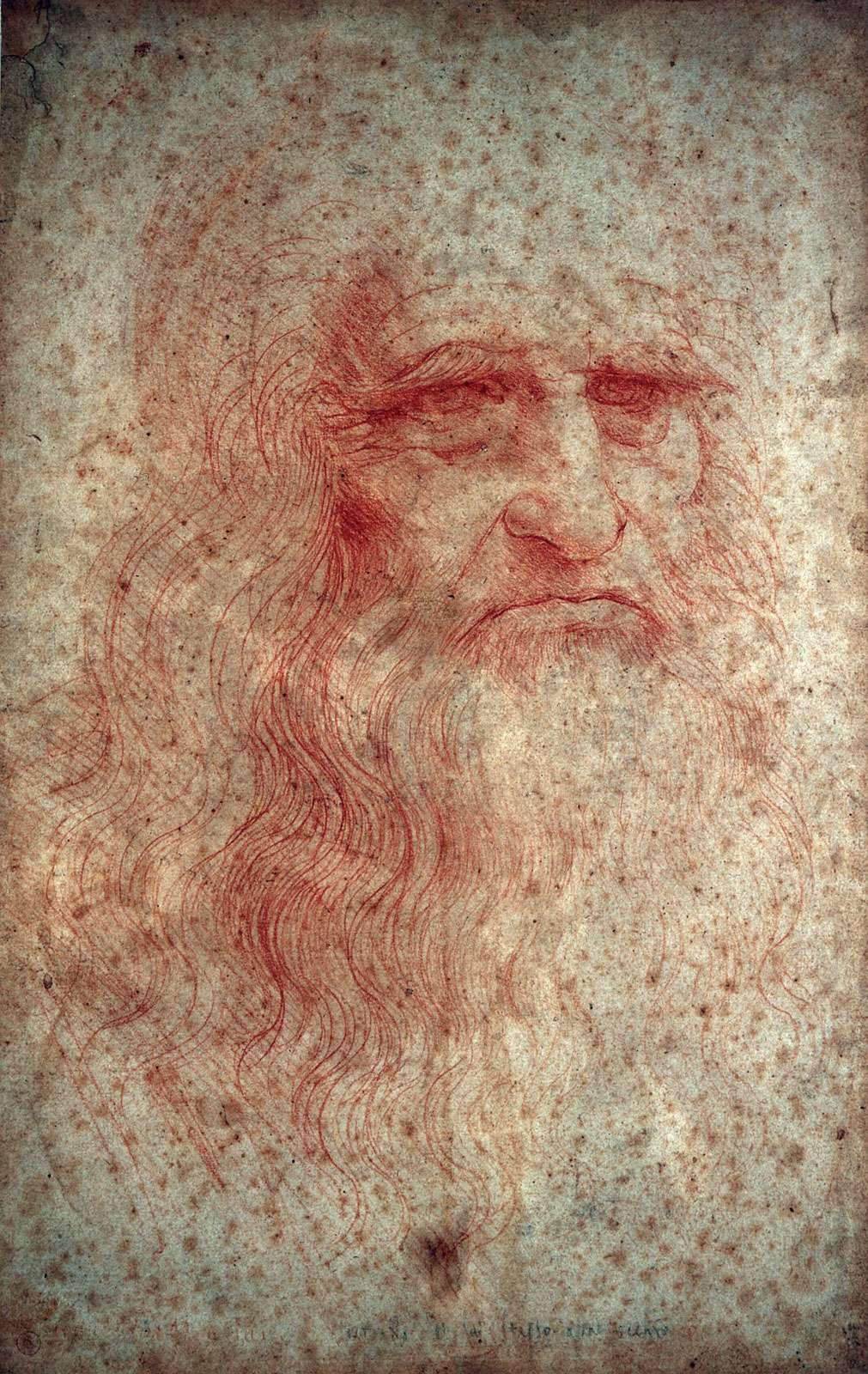 Leonardo Da Vinci selvportræt Wallpapers
