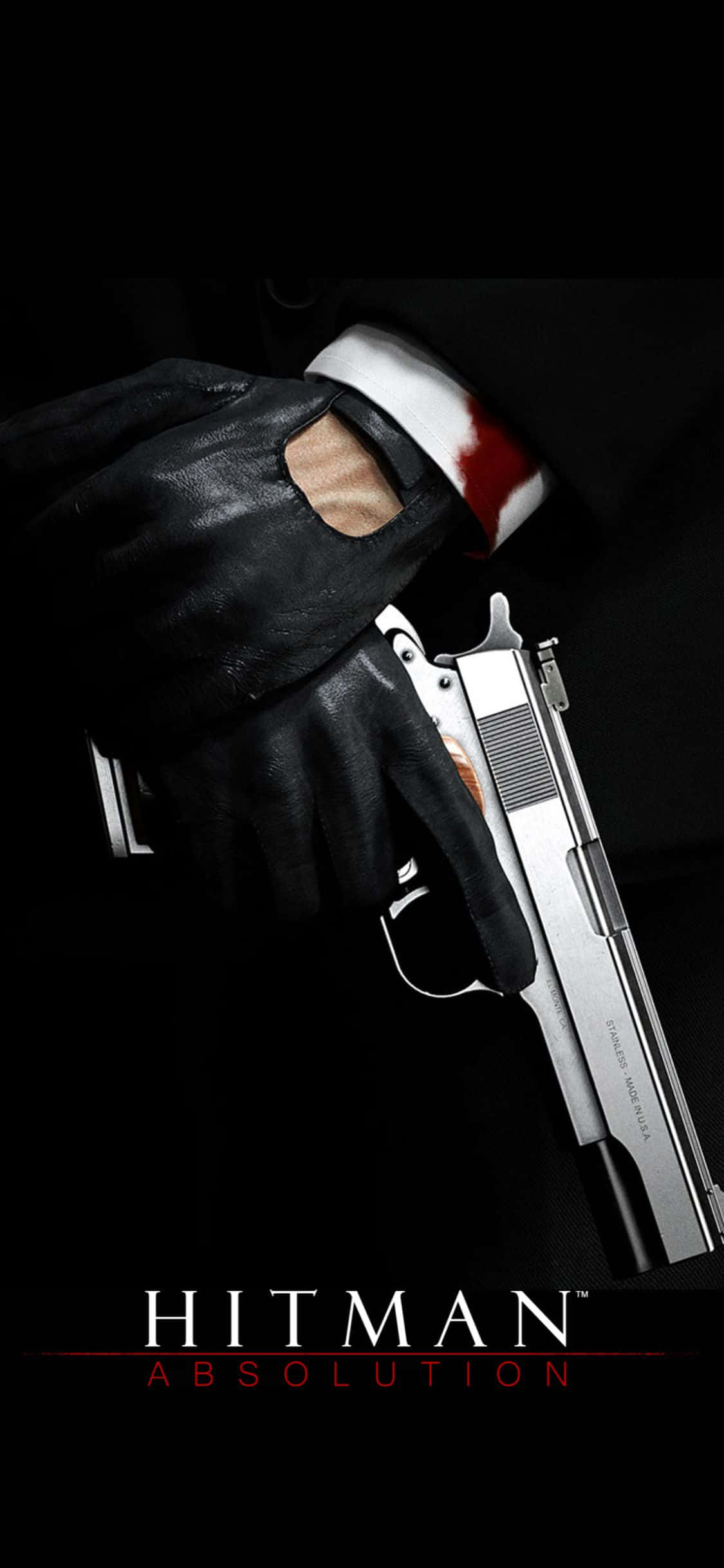 Level Up med Hitman Absolution på iPhone X Wallpapers