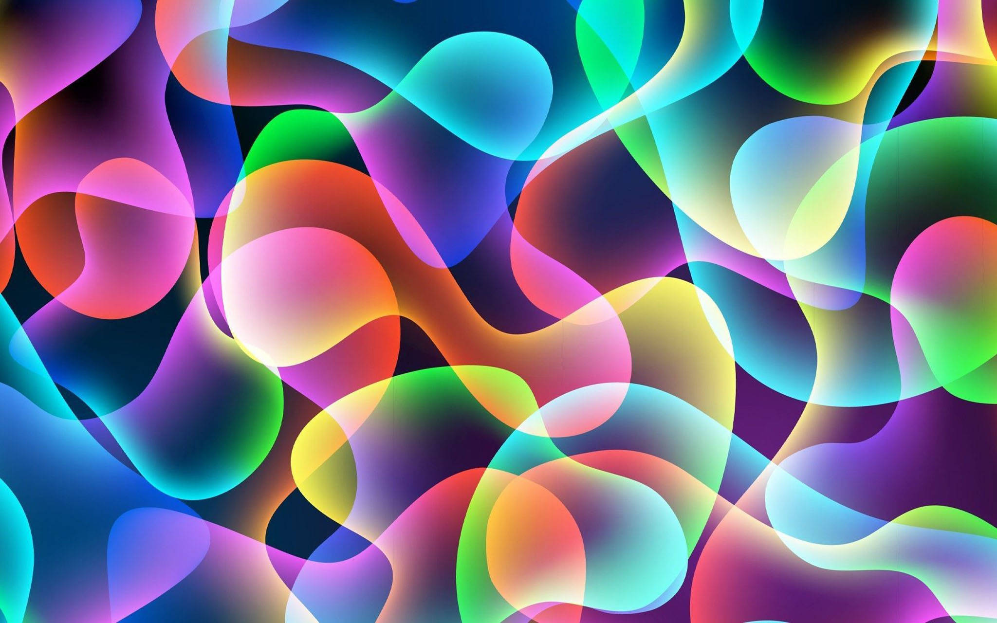 Levende abstrakt køligt mønster Wallpapers