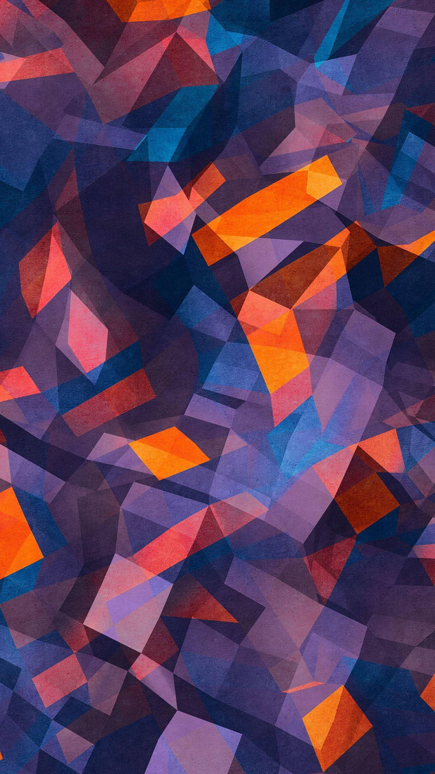 Levende abstrakte former køligt mønster Wallpapers