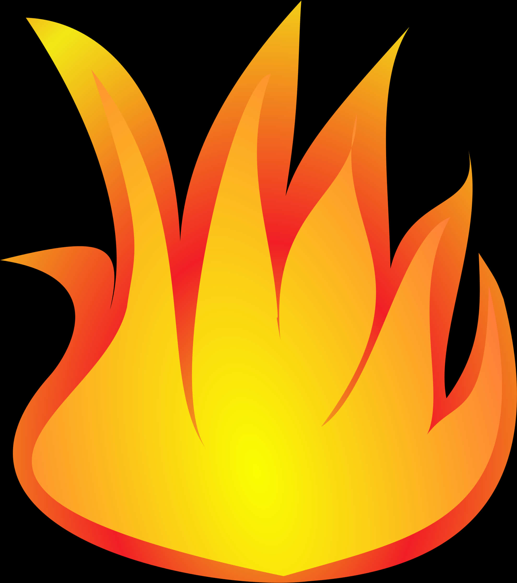Levende flamme grafik Wallpapers