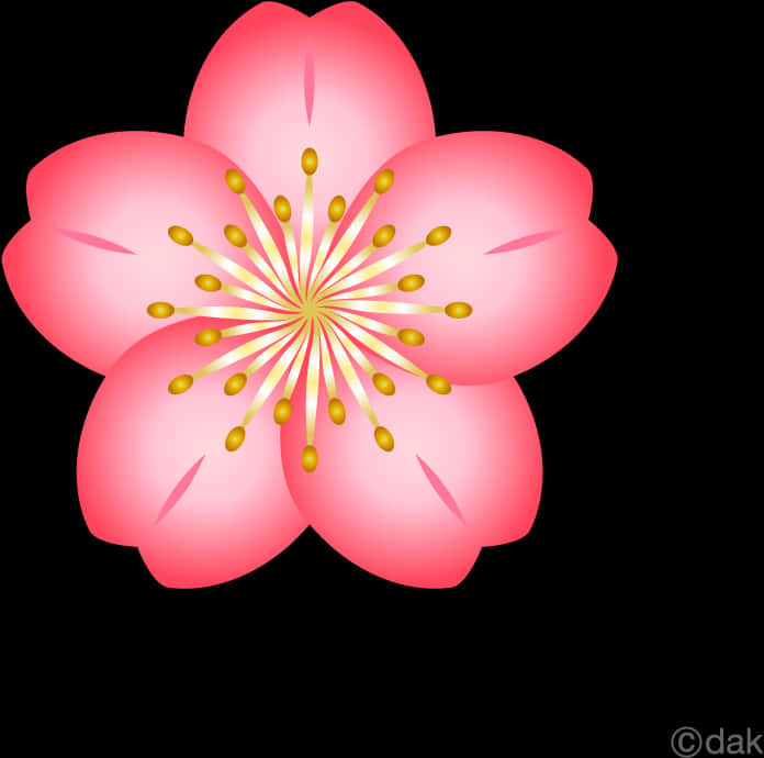Levende kirsebærblomst illustration Wallpapers