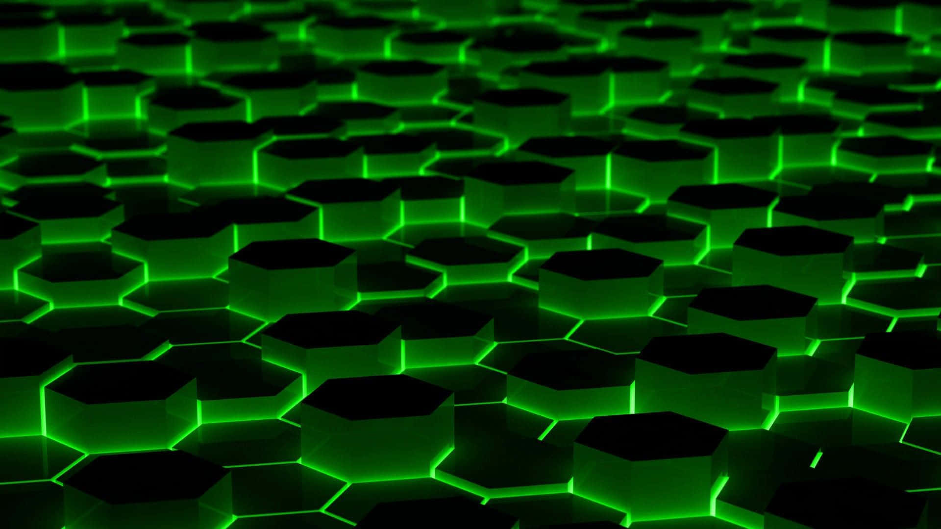 Levende neongrøn æstetisk baggrund Wallpapers