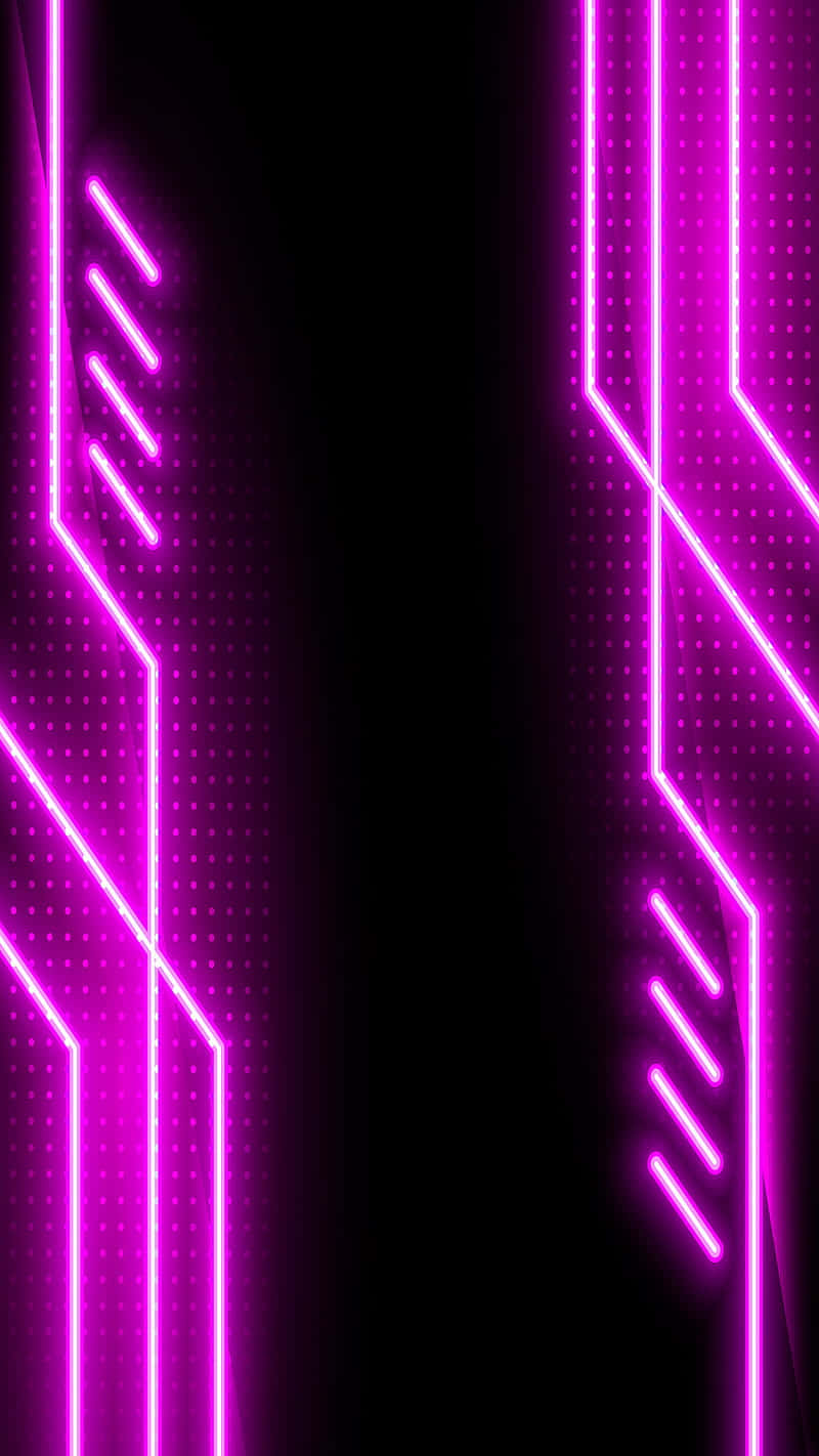 Levende Neonlilla Wallpapers