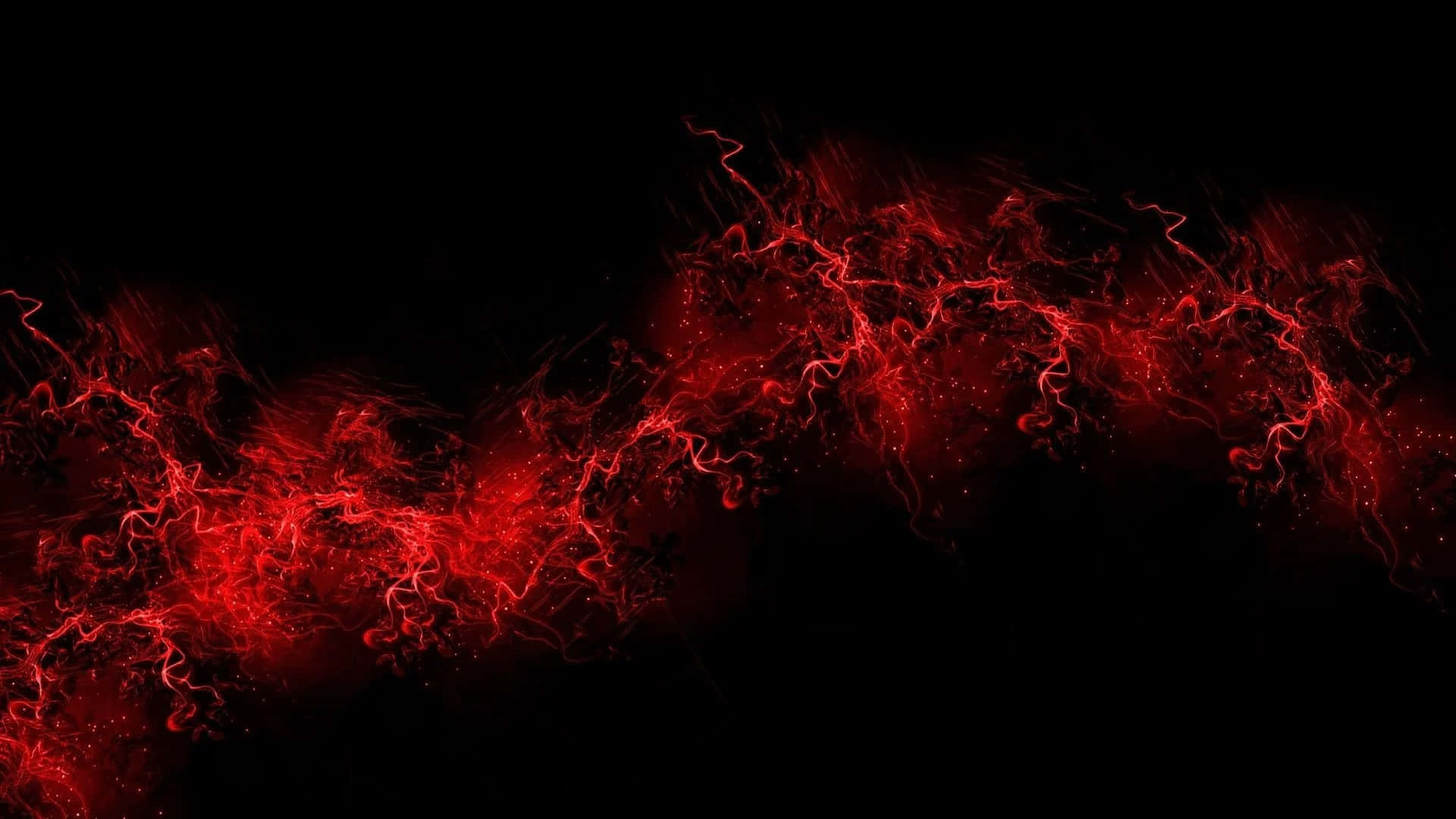 Levende neonlys rød baggrund Wallpapers