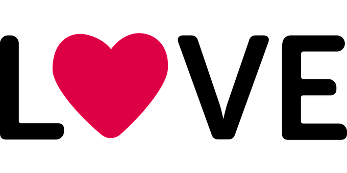 Levende rødt hjerte på sort baggrund Wallpapers