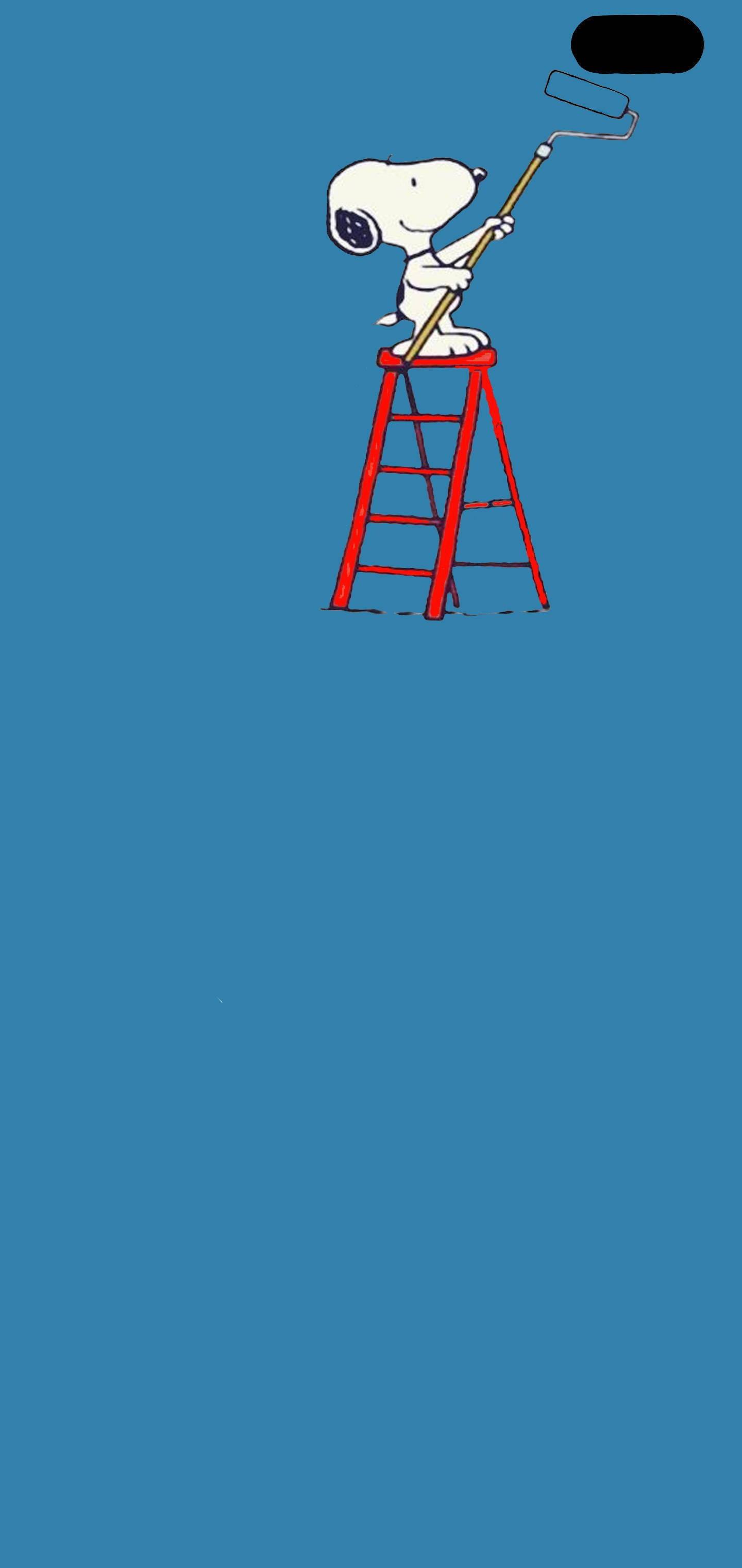 Levende Snoopy-designet Galaxy S10 Plus Smartphone. Wallpapers