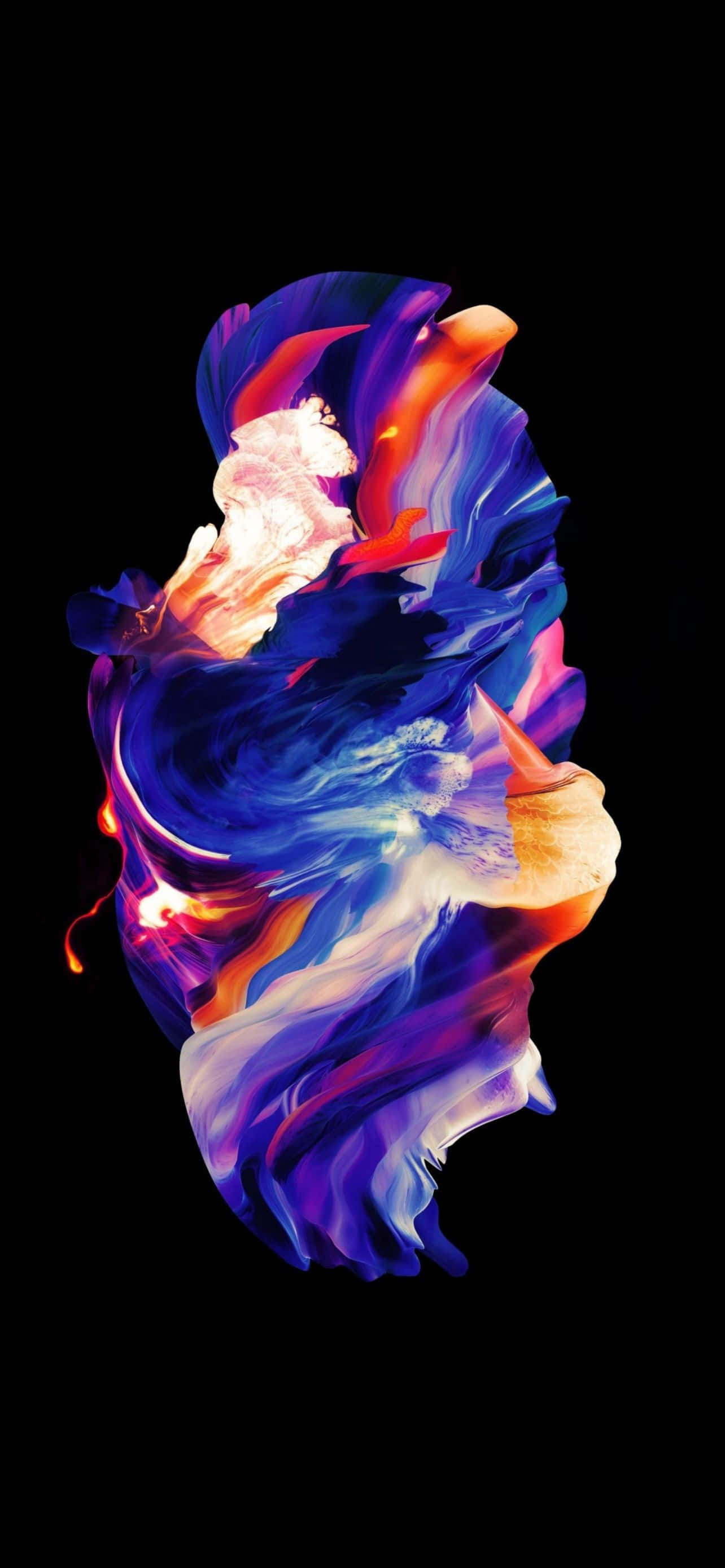 Levende spiralgalakse-inspireret iPhone-baggrund Wallpapers