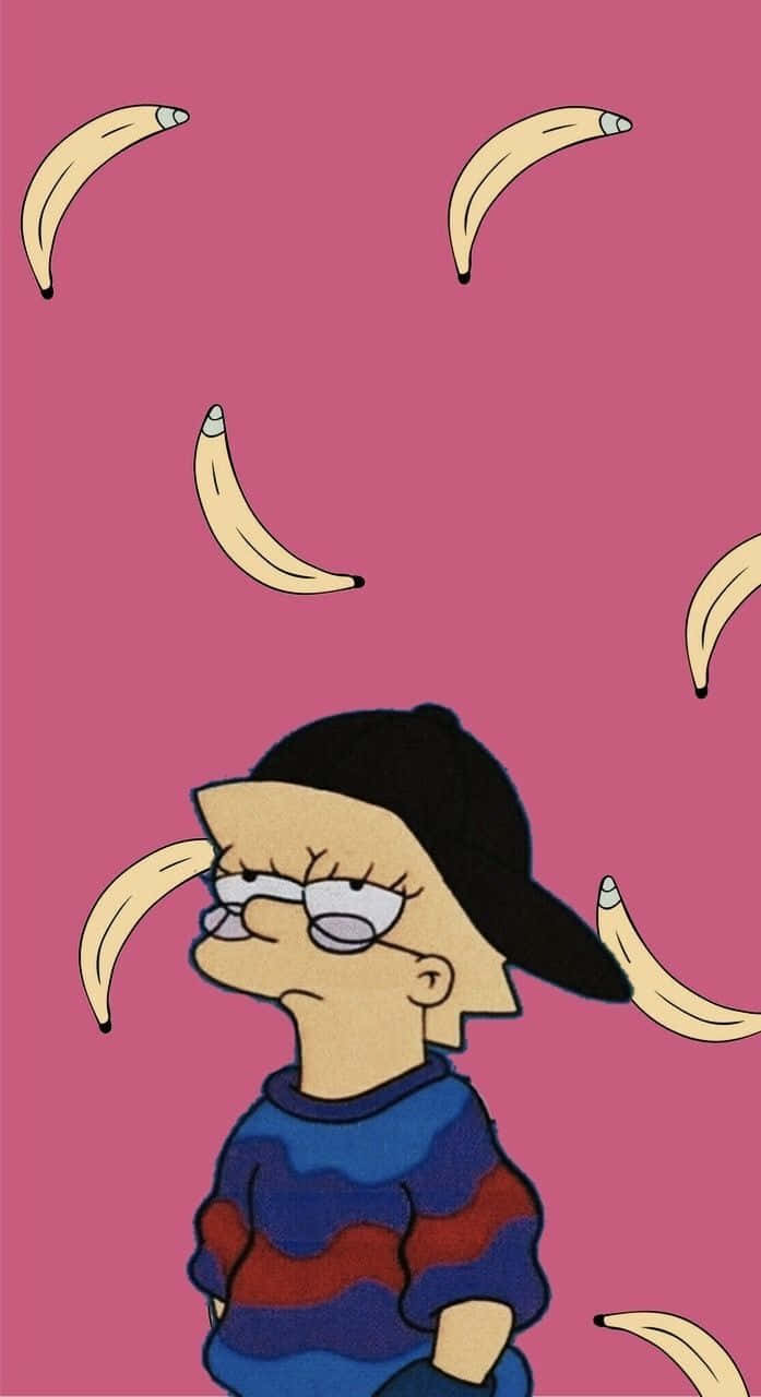 Levende tegneserieæstetik til iPhone Wallpapers