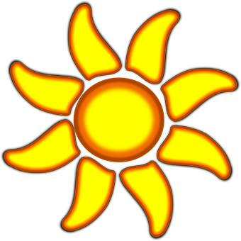 Levende tegneserie-solblomst Wallpapers