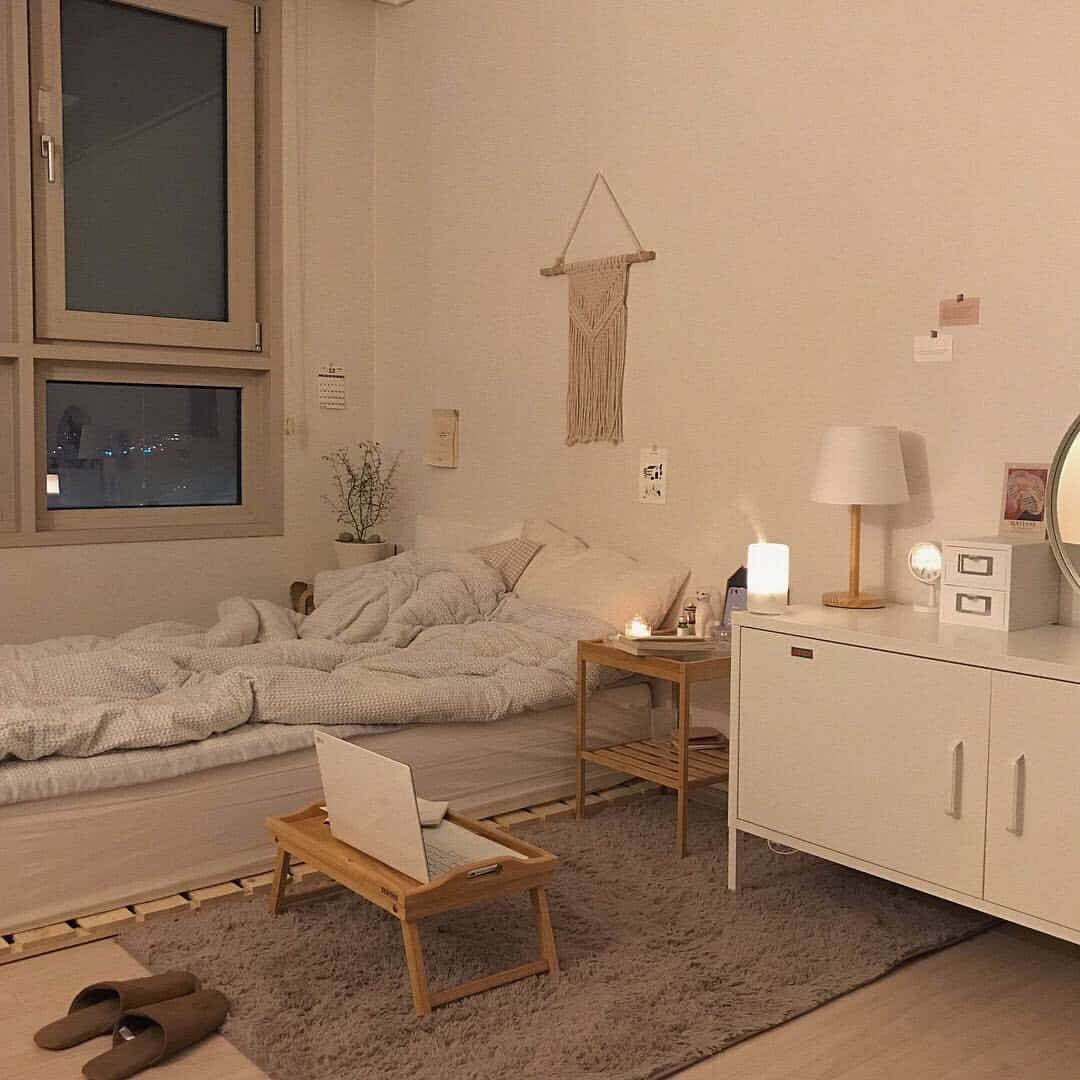 Løft æstetikken i dit rum med et strejf af beige Wallpapers